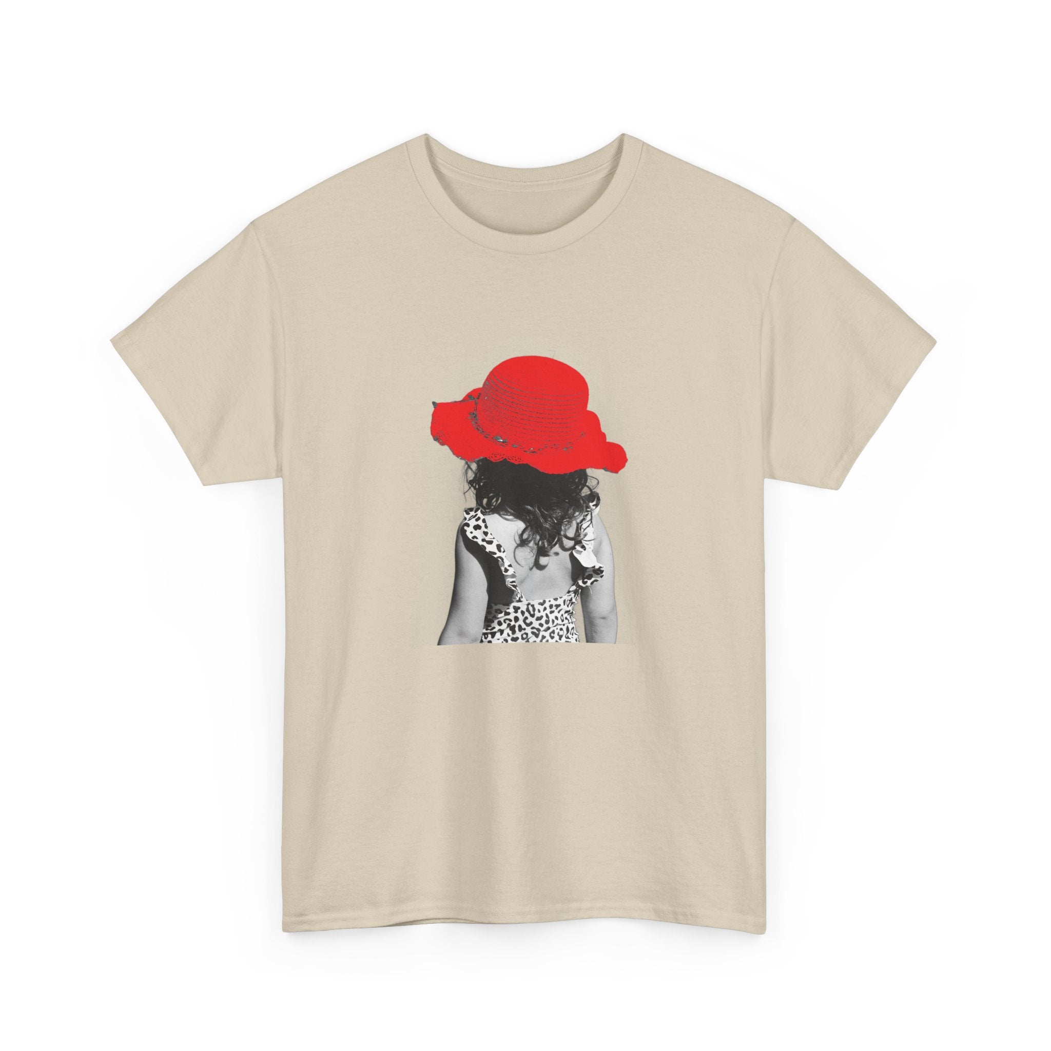 Graphic Tee — Girl with Red Hat Vintage Photo T‑Shirt