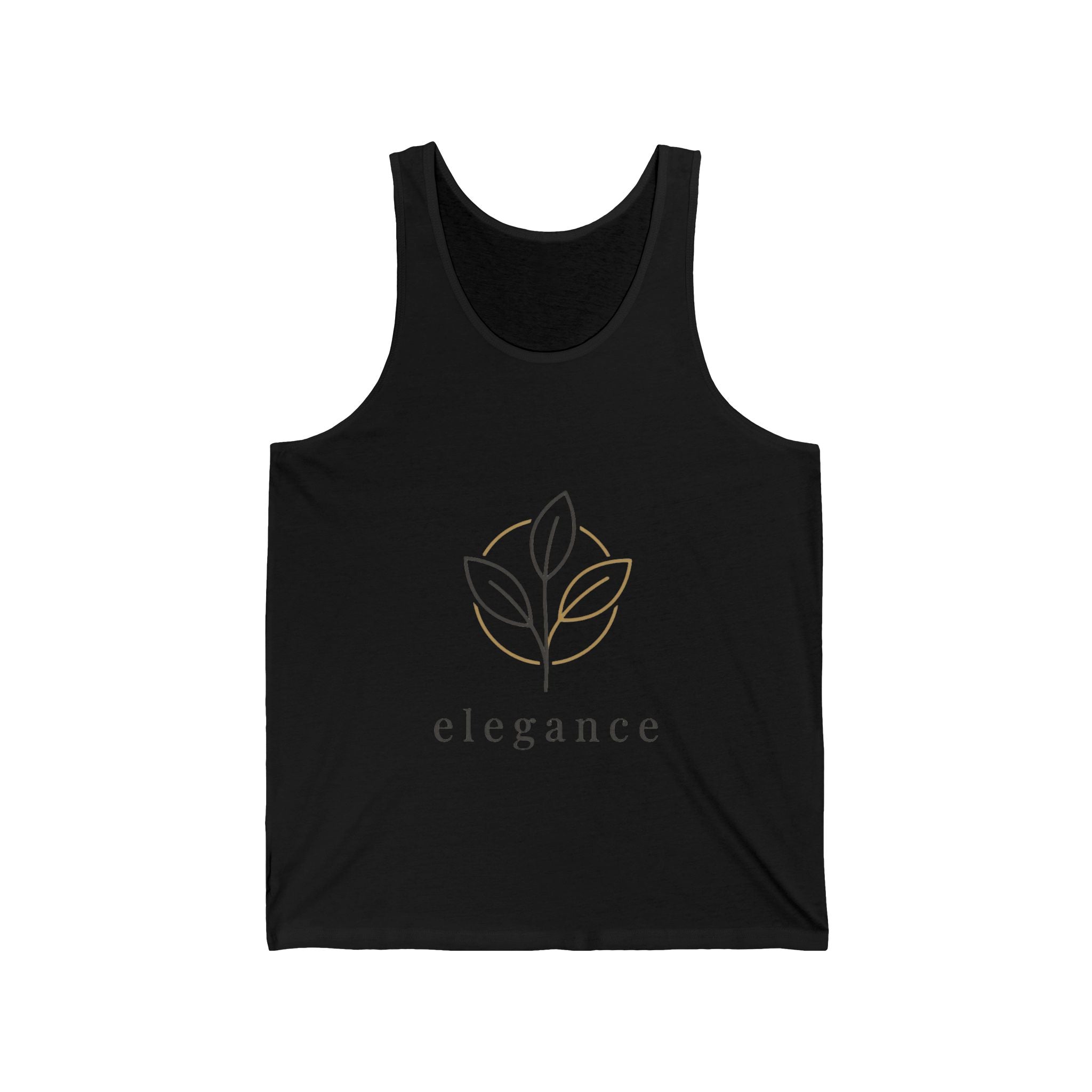 Elegance Floral Tank Top — Minimalist Botanical Graphic Tank