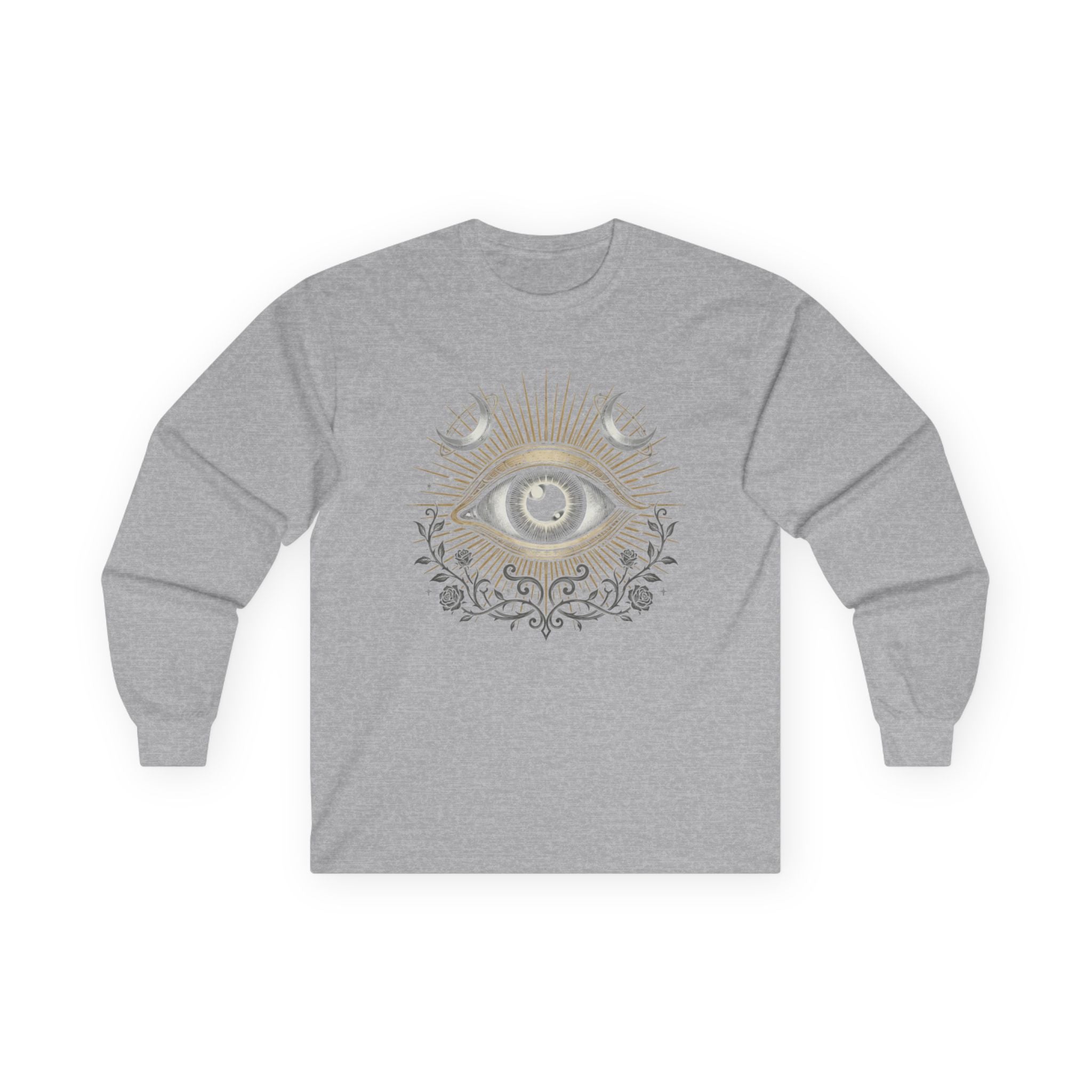 Mystic Eye Long Sleeve Tee — Vintage Occult Graphic