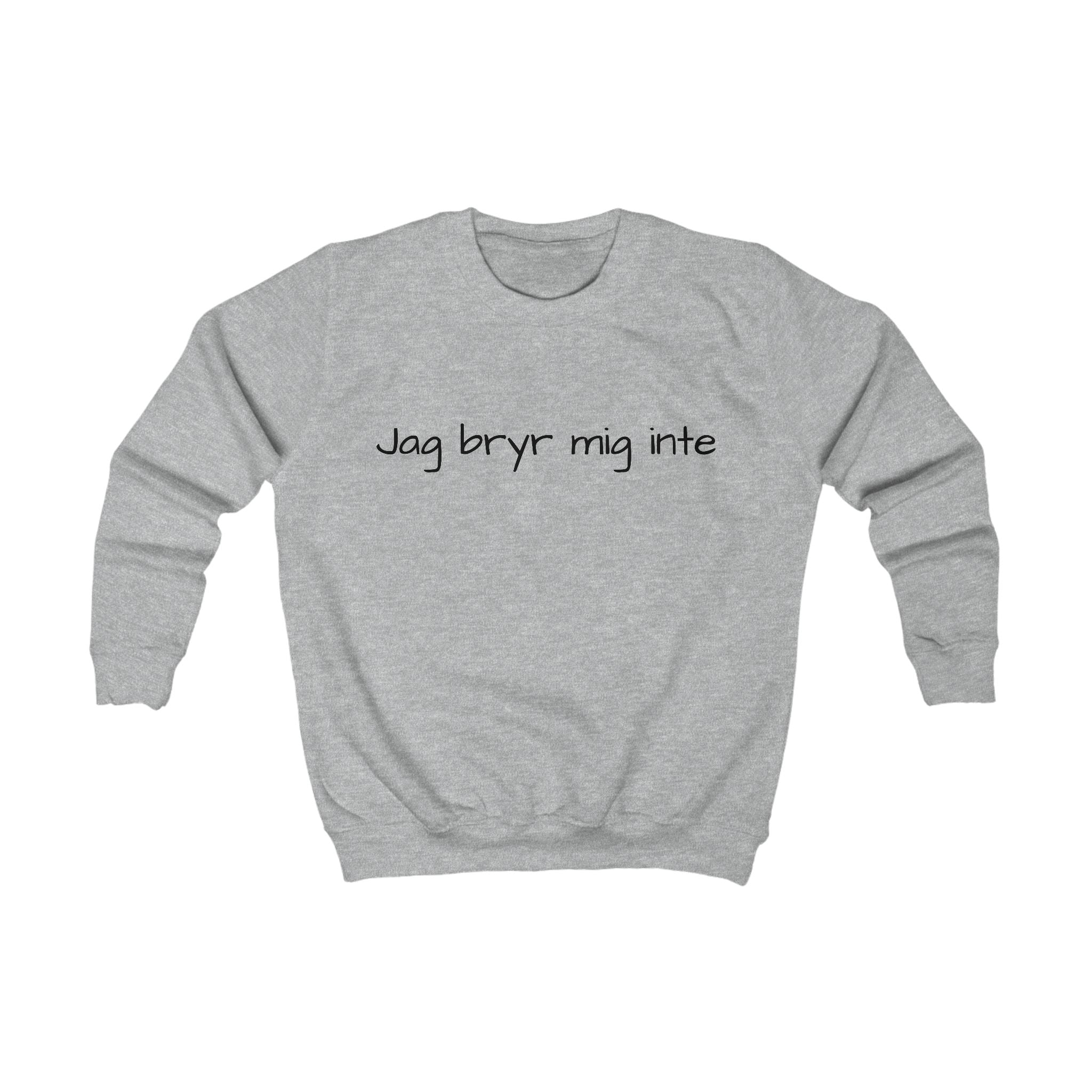 Kids Sweatshirt - "Jag bryr mig inte" Swedish Funny Kids Crewneck