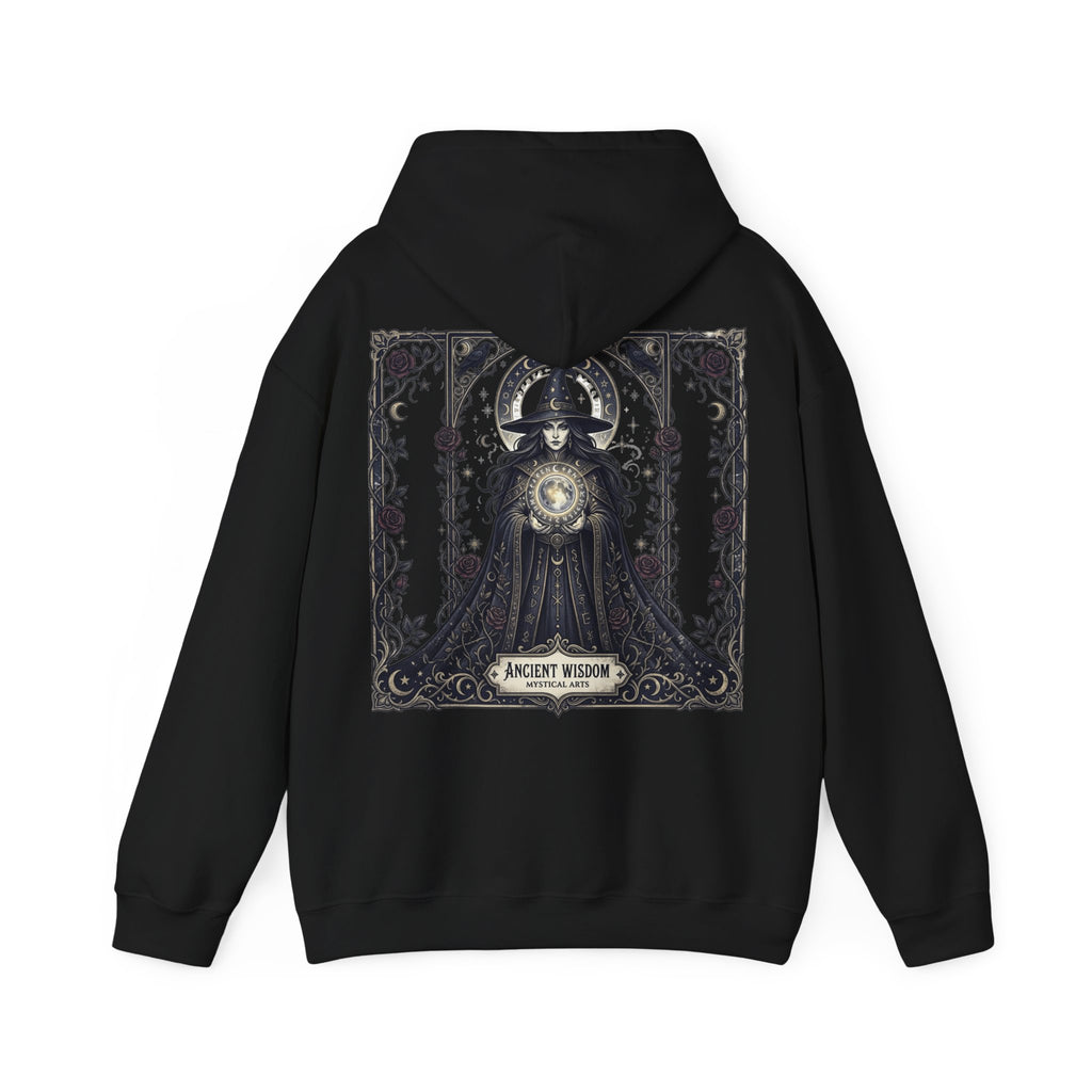 Halloween Is Here Hoodie — Ancient Wisdom Gothic Back Print