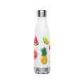 Fruit Pattern Stainless Steel Water Bottle — 17oz Tropical Fruit Design