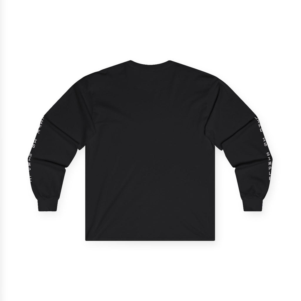 Long Sleeve Tee — Minimal Script Logo Sleeve Shirt