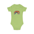 Baby Bodysuit with Watercolor Rainbow – Combed Cotton Infant One-Piece