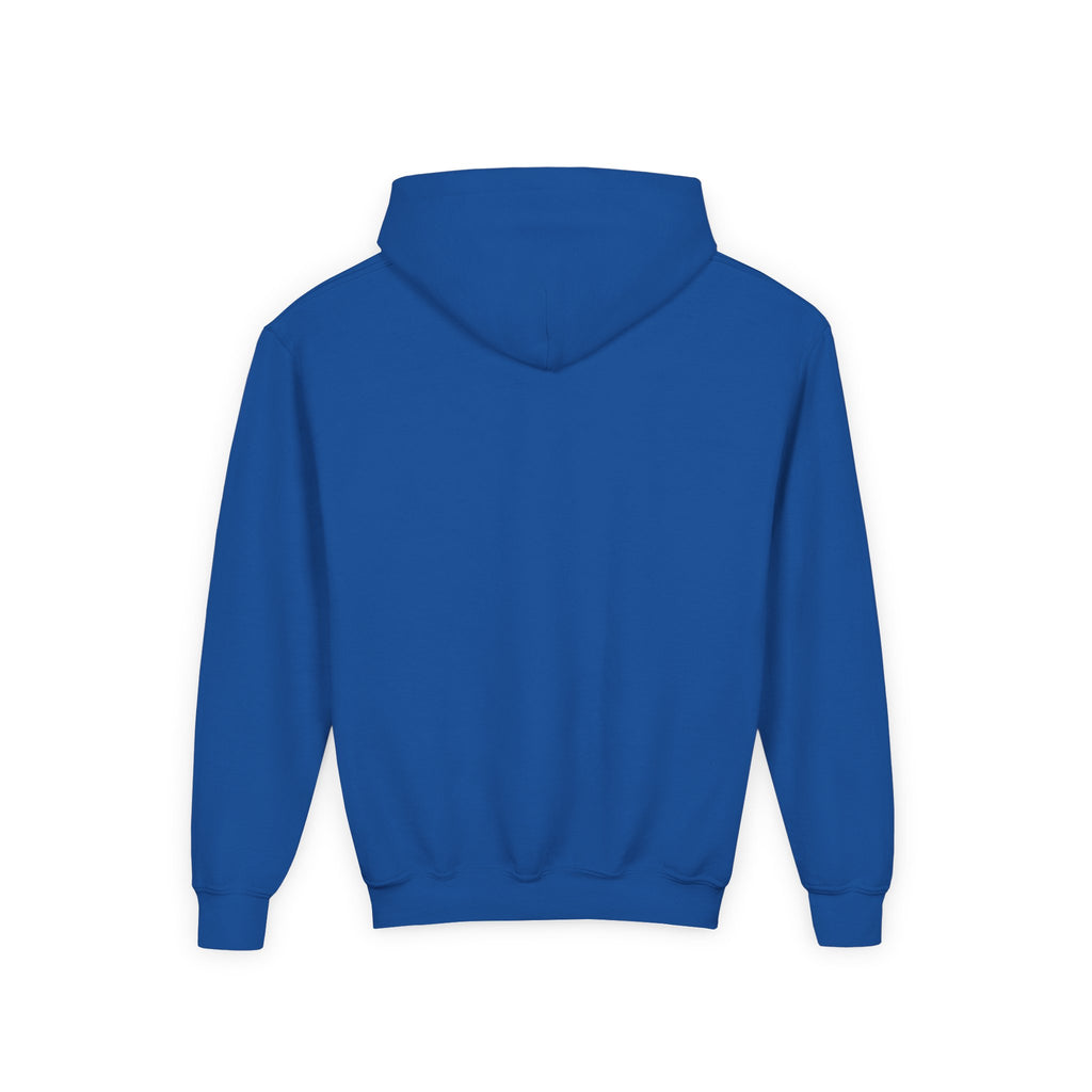 Youth Hoodie "A Real Warrior" Spartan Helmet Pullover