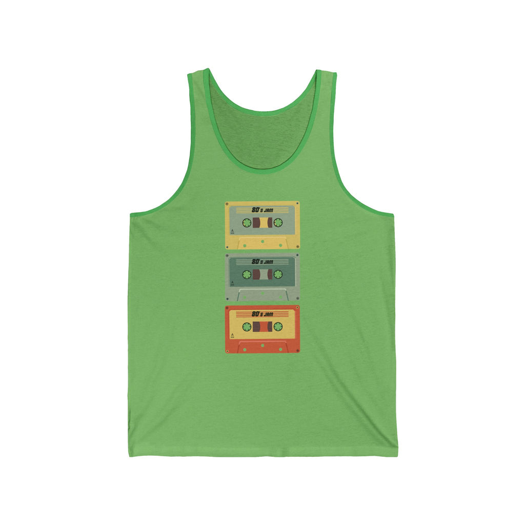 Retro Cassette Tape Tank Top — Vintage Music Graphic Sleeveless Tee