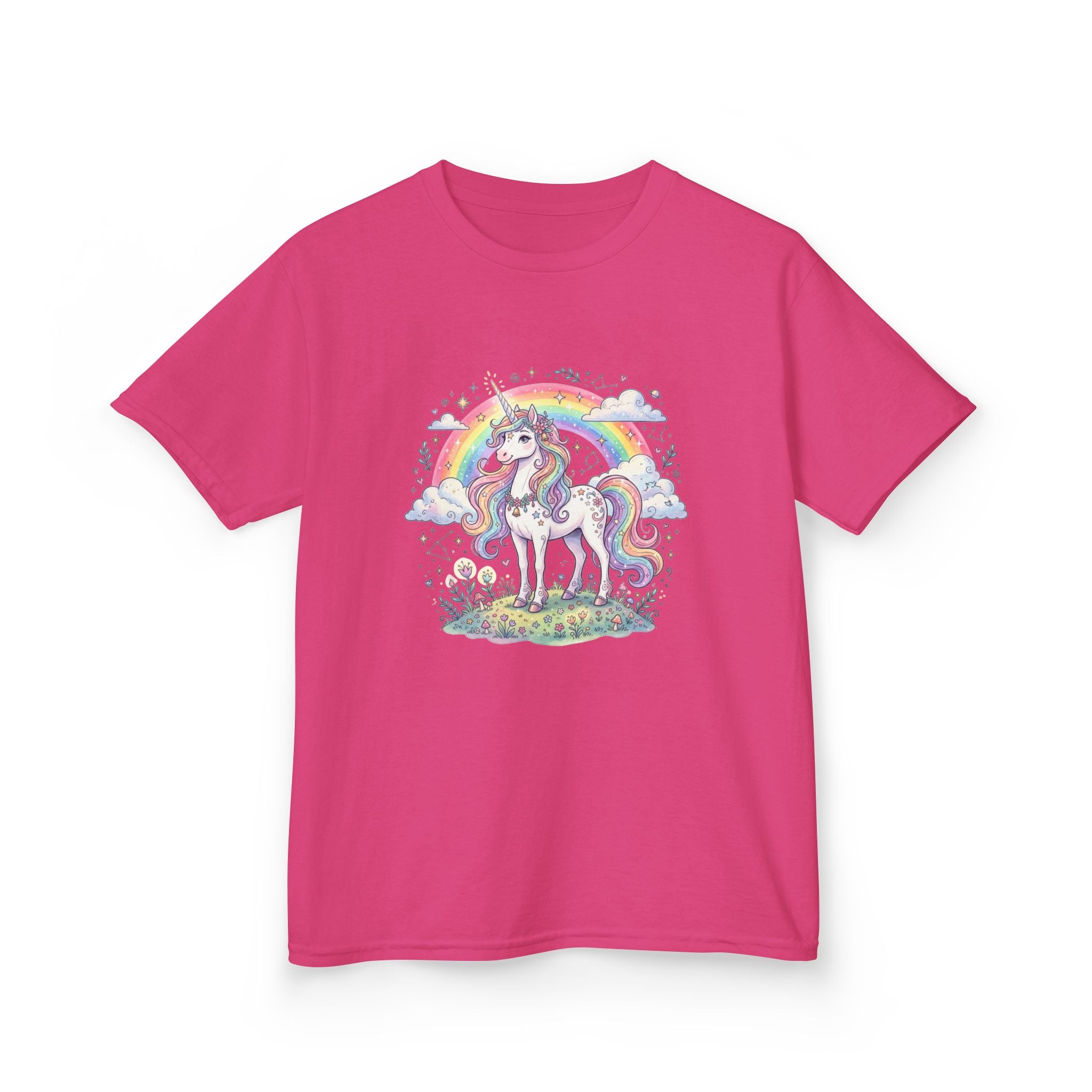Kids Tee — Rainbow Unicorn Magic Graphic Shirt