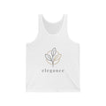 Elegance Floral Tank Top — Minimalist Botanical Graphic Tank