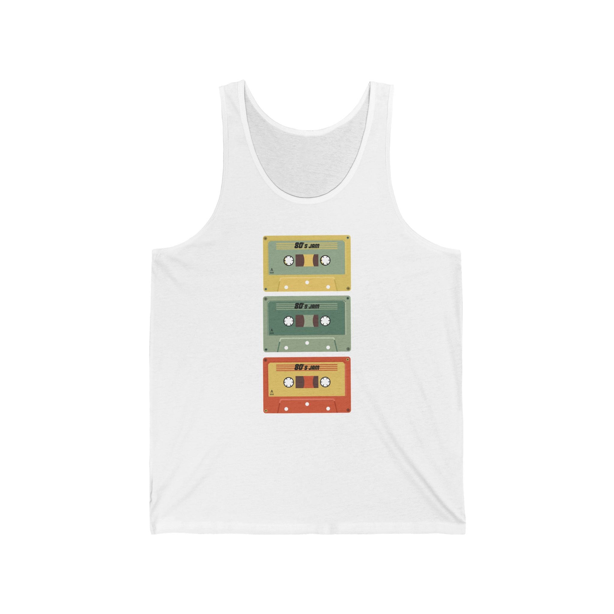 Retro Cassette Tape Tank Top — Vintage Music Graphic Sleeveless Tee