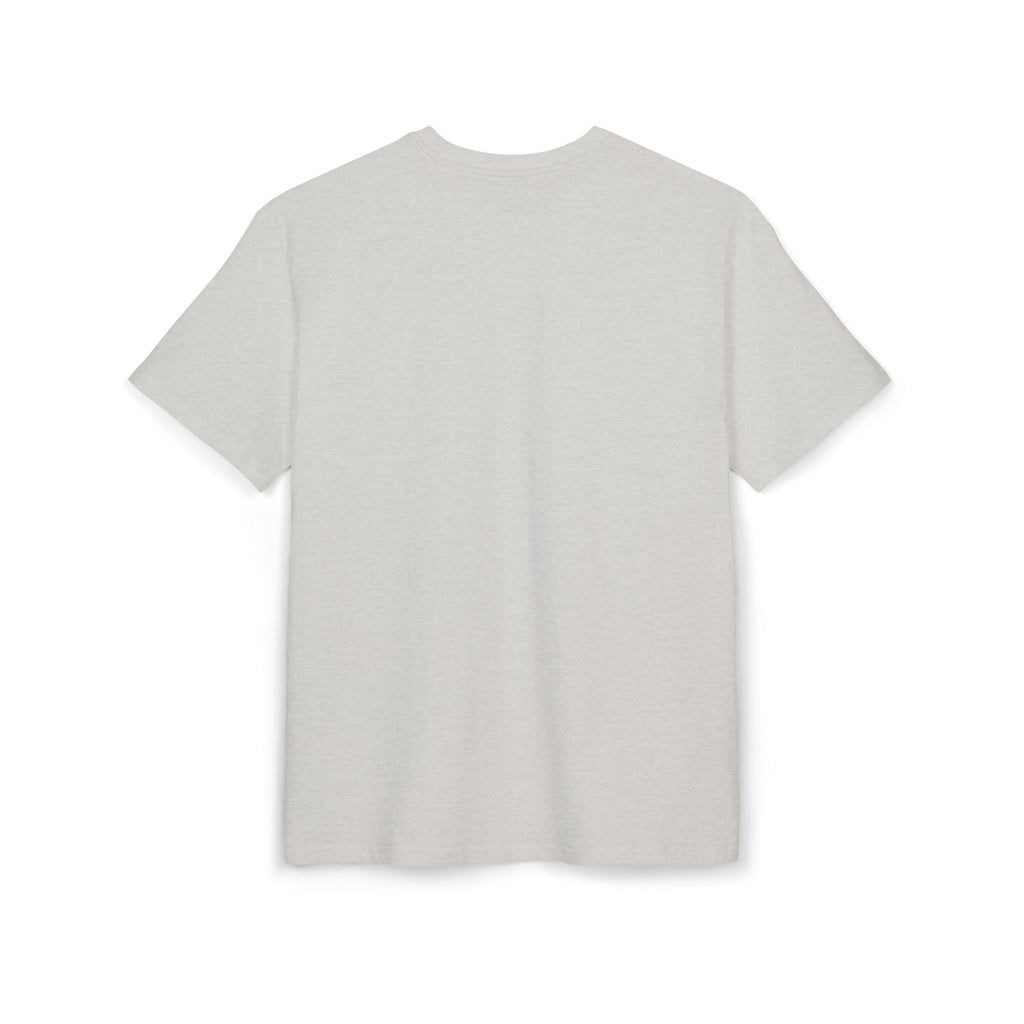 Oversized Tee "Heads up Look, hear, smell Life is here" – Minimalist Inspirational Graphic T-Shirt