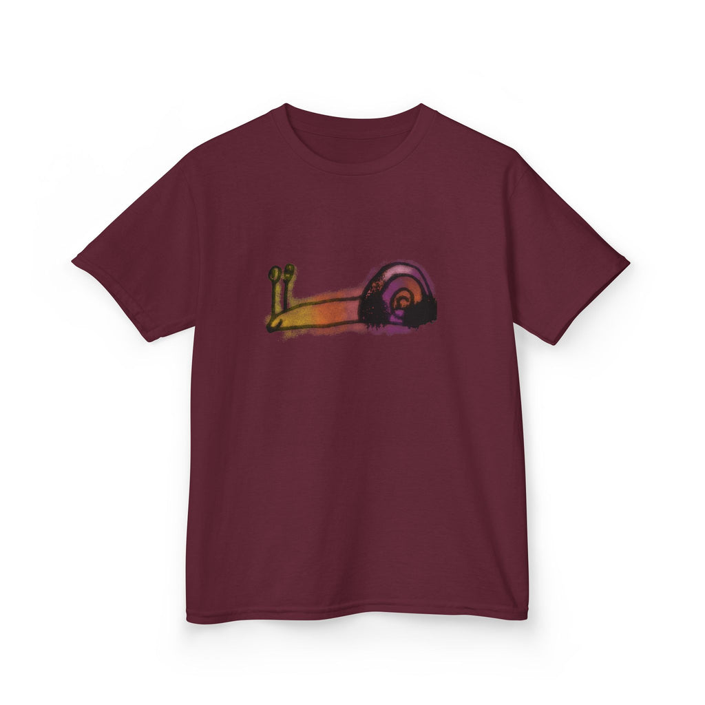 Kids T‑Shirt — Cute Pastel Snail Graphic Tee for Toddlers & Kids