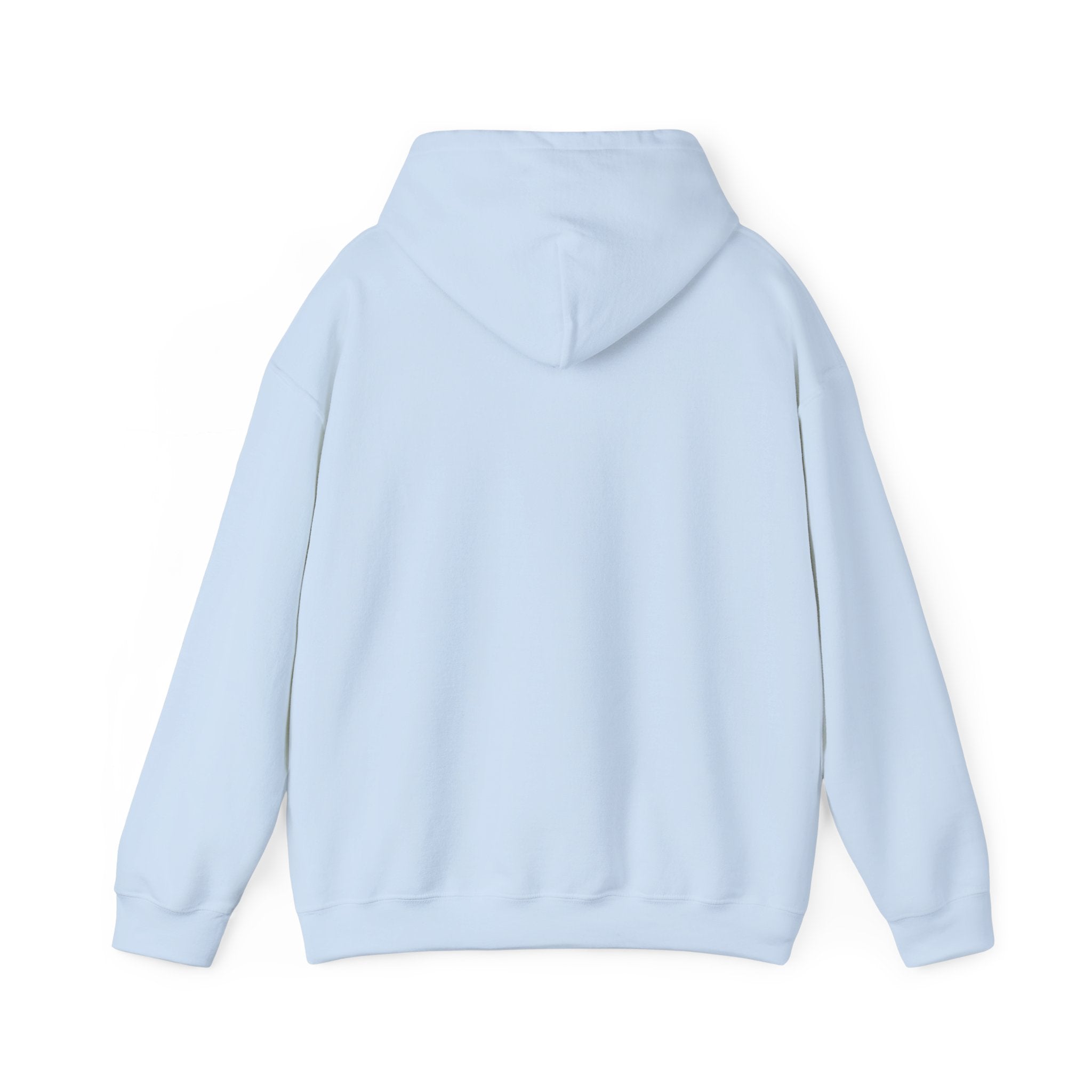 Hoodie — “Heads Up Look, Hear, Smell, Life Is Here” Minimal Inspirational Hoodie