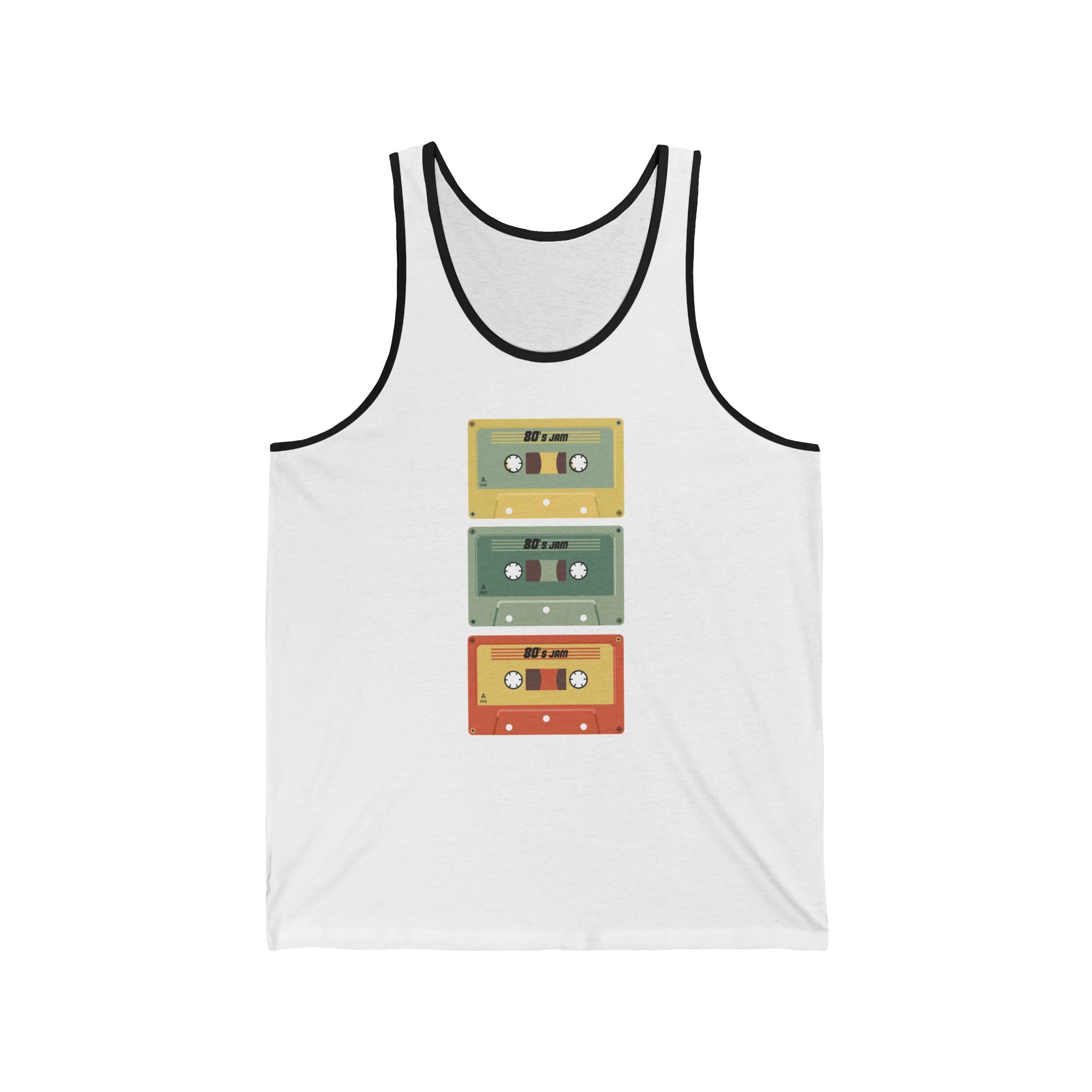 Retro Cassette Tape Tank Top — Vintage Music Graphic Sleeveless Tee