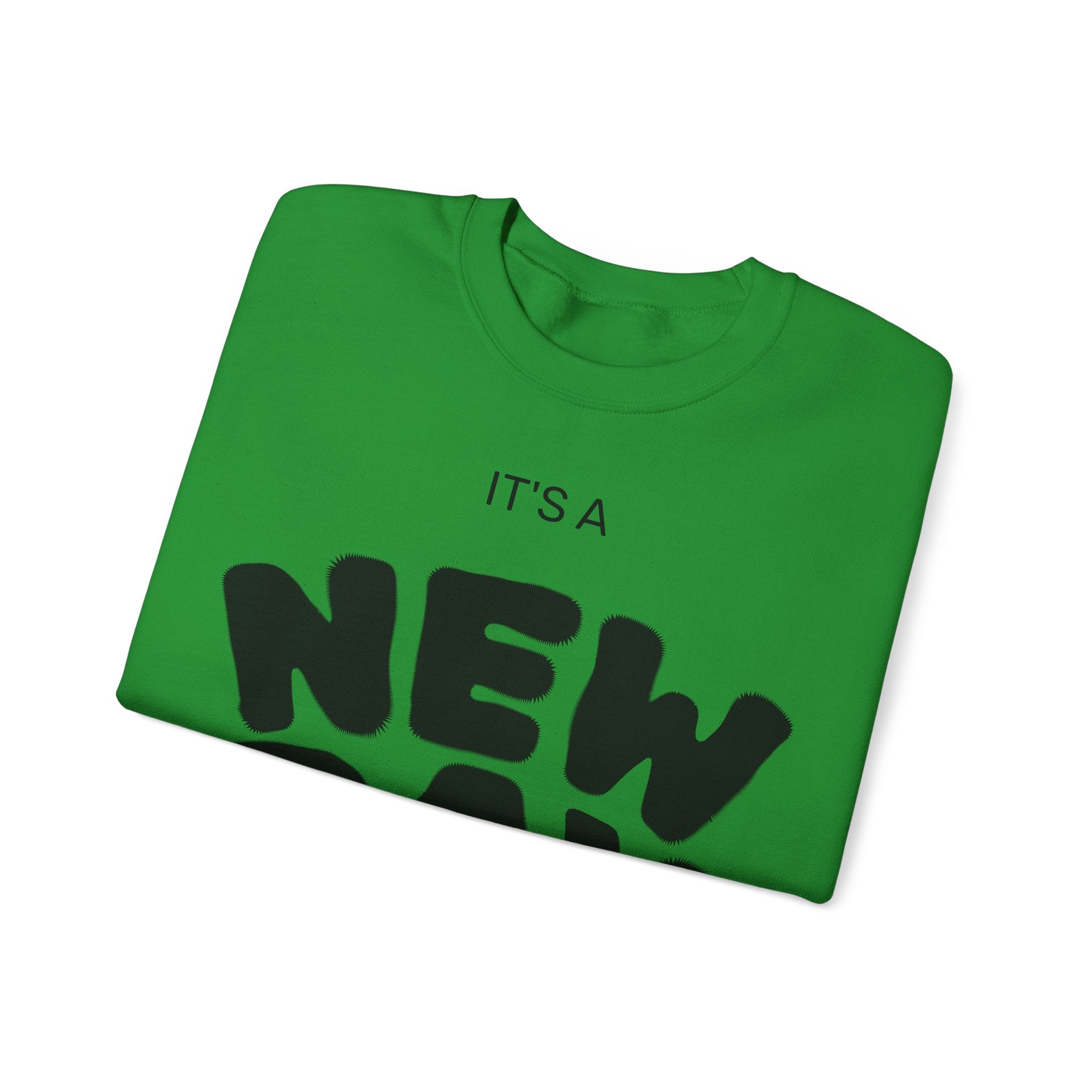 New Day Crewneck Sweatshirt – "It's a New Day, Rise N' Shine" Motivational Pullover