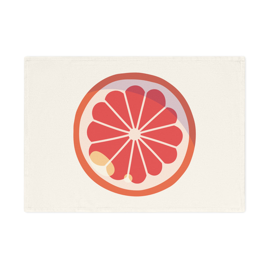 Grapefruit Cotton Tea Towel – Bright Citrus Kitchen Towel