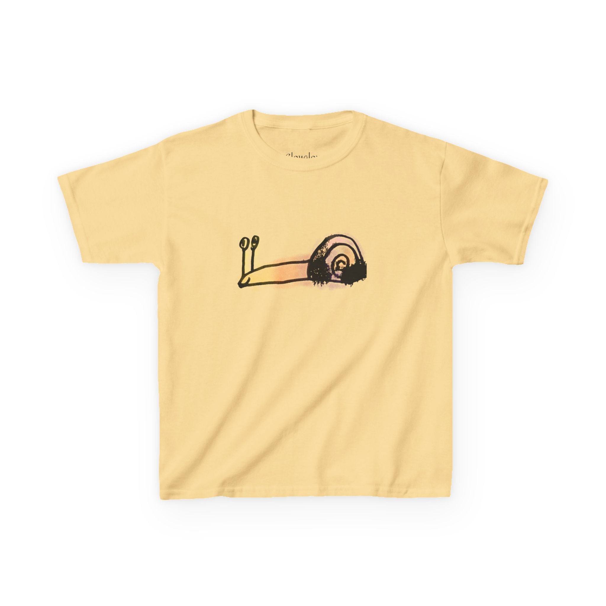 Kids T‑Shirt — Cute Pastel Snail Graphic Tee for Toddlers & Kids