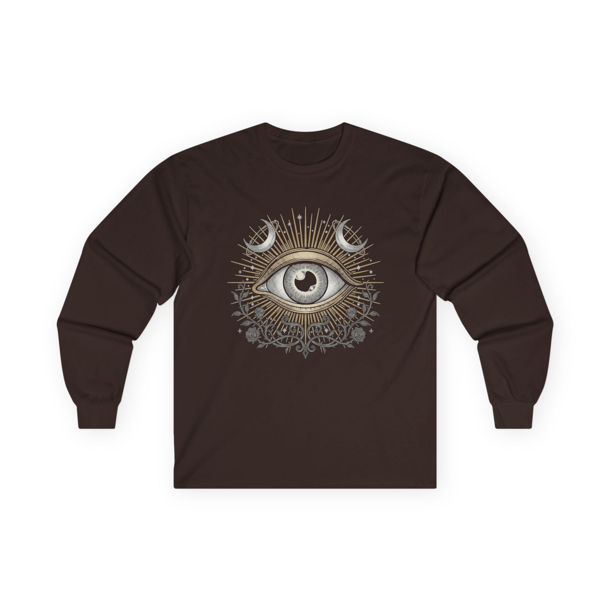 Mystic Eye Long Sleeve Tee — Vintage Occult Graphic