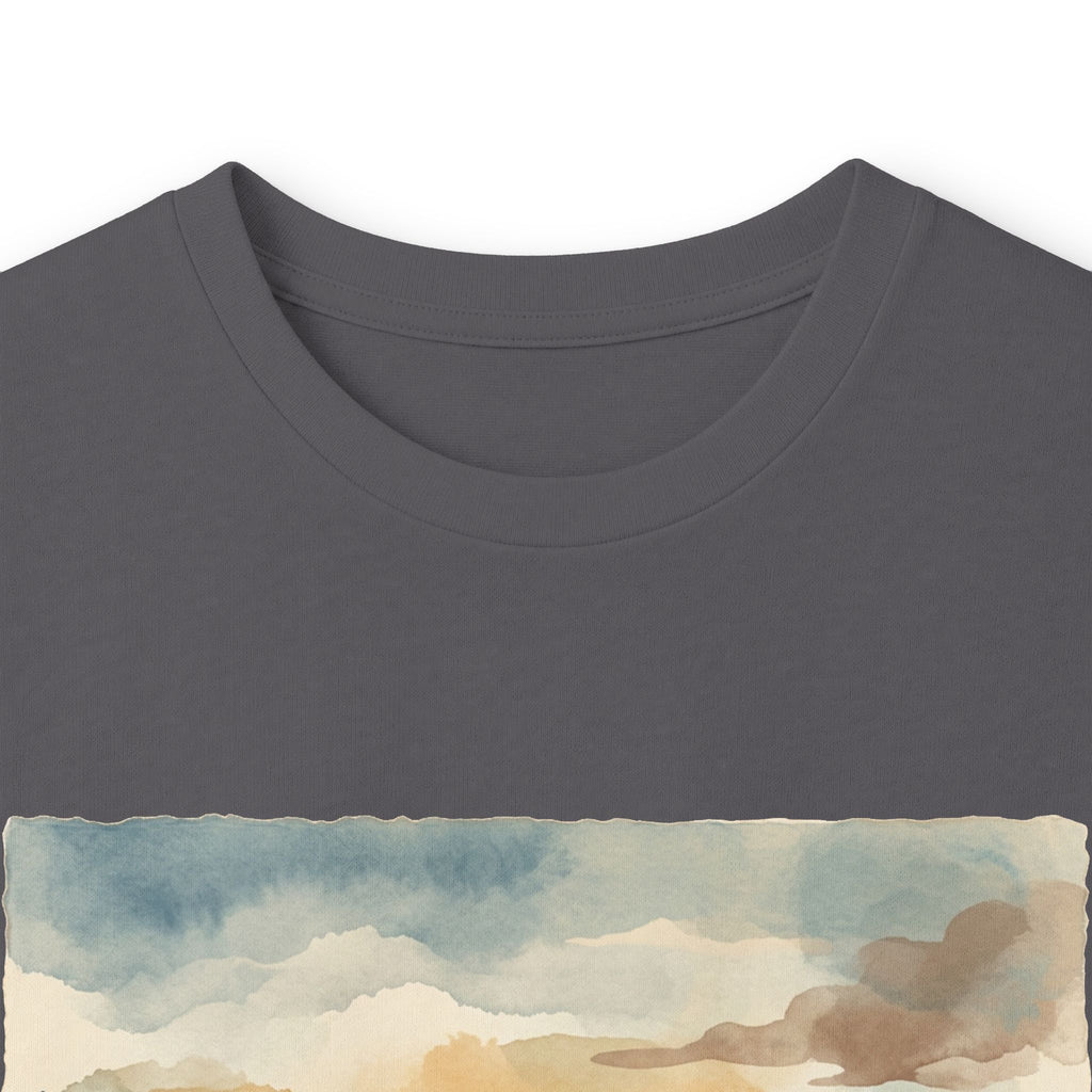 Family Camping Sunset Long Sleeve Tee — Silhouette Outdoor Graphic Shirt