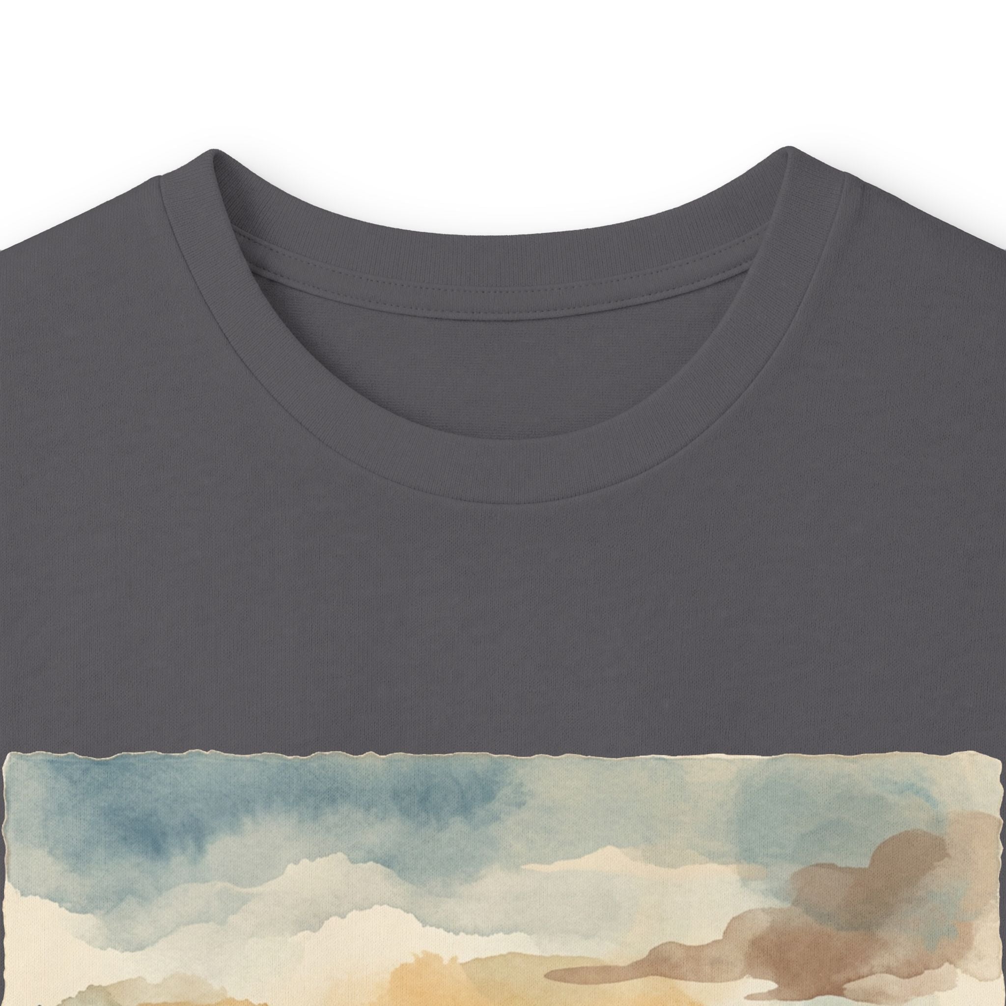 Family Camping Sunset Long Sleeve Tee — Silhouette Outdoor Graphic Shirt