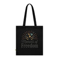 Moments of Freedom Organic Cotton Tote Bag – Eco-Friendly Inspirational Market Bag