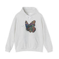 Butterfly Illustration Hoodie — Colorful Monarch Wing Graphic Pullover