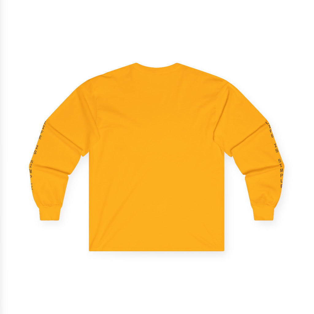 Long Sleeve Tee — Minimal Script Logo Sleeve Shirt