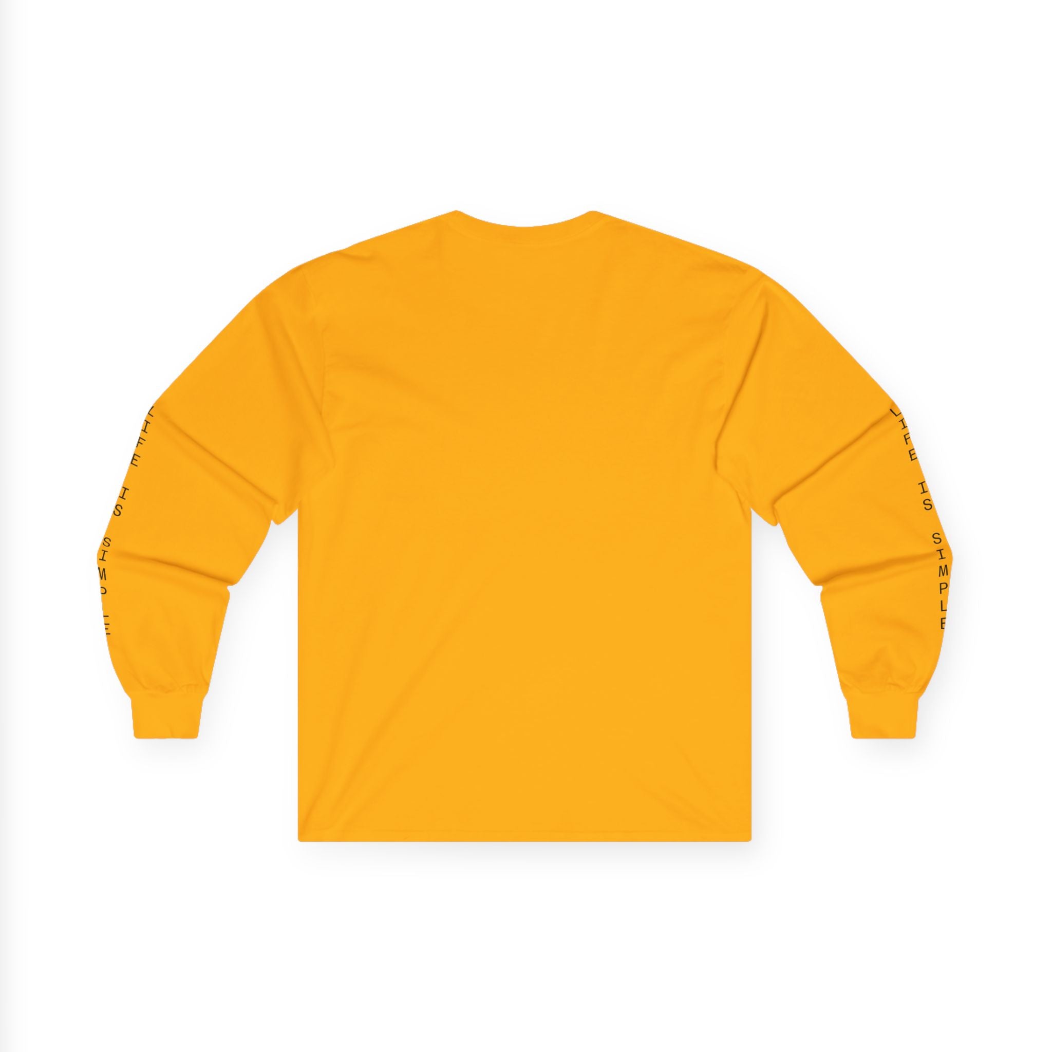 Long Sleeve Tee — Minimal Script Logo Sleeve Shirt