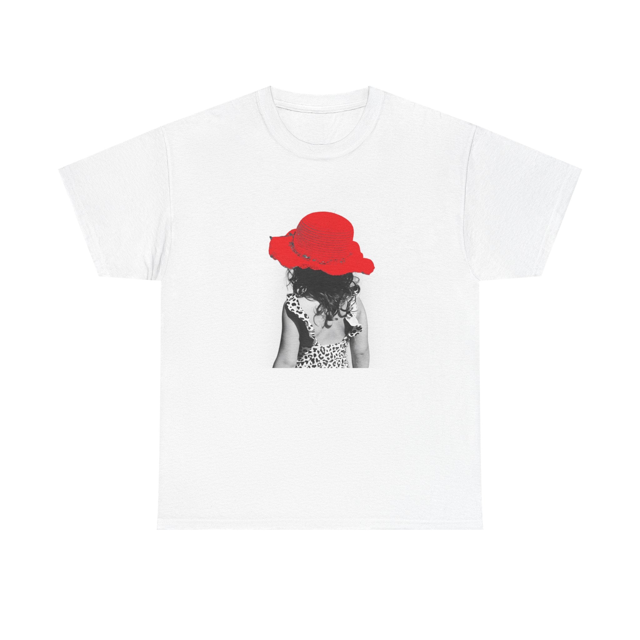Graphic Tee — Girl with Red Hat Vintage Photo T‑Shirt