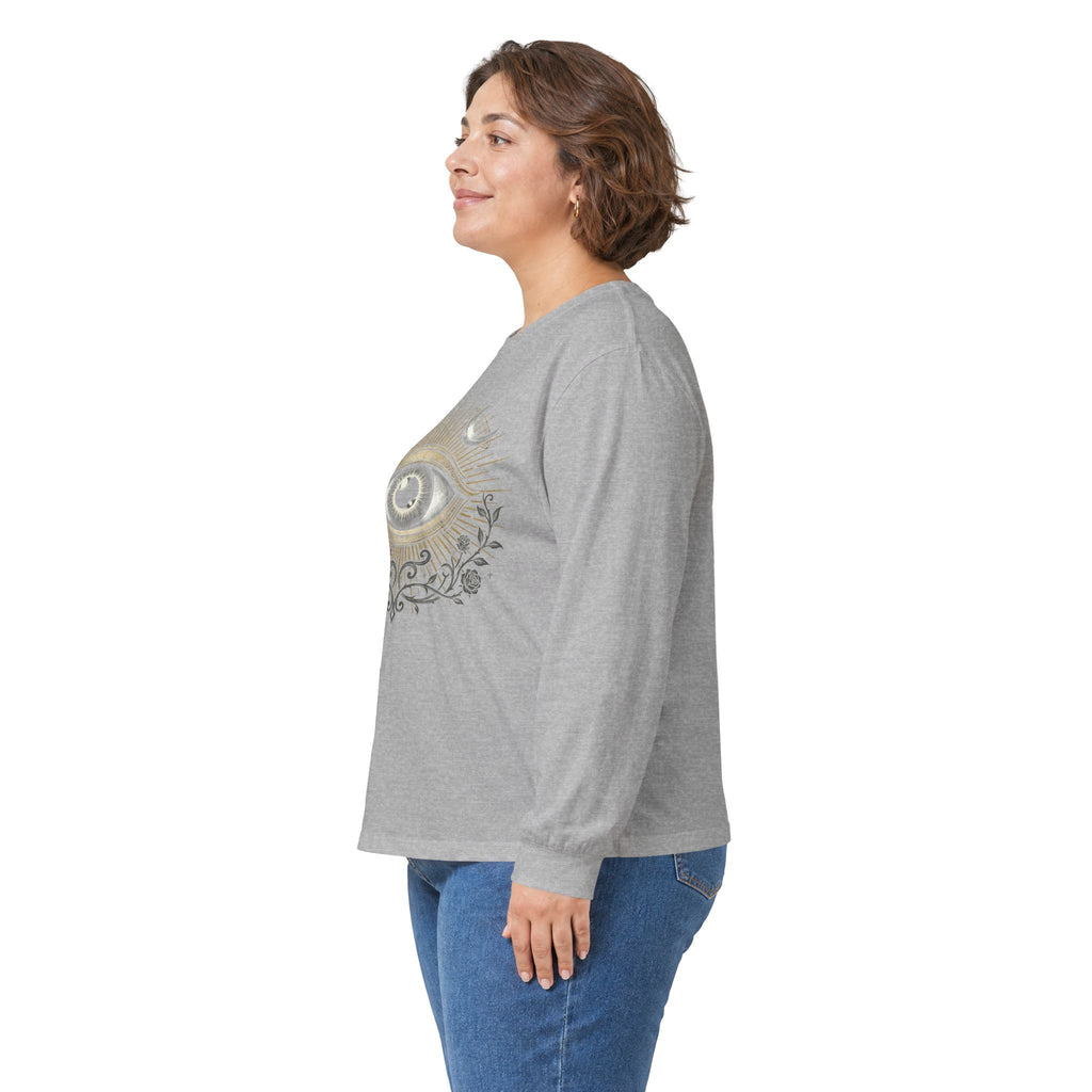 Mystic Eye Long Sleeve Tee — Vintage Occult Graphic