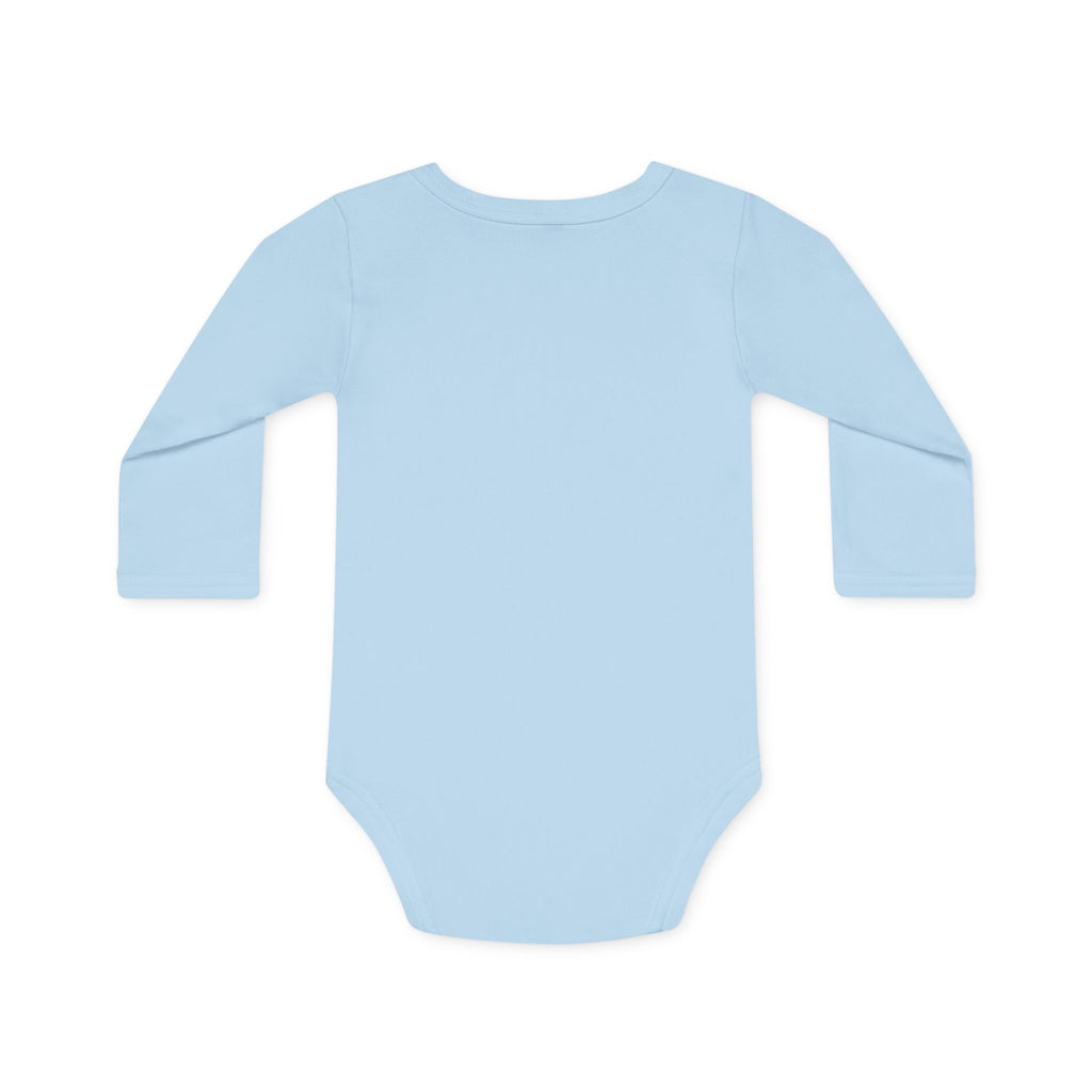 Baby Bodysuit “Small Steps, Big Journeys” Organic Long Sleeve