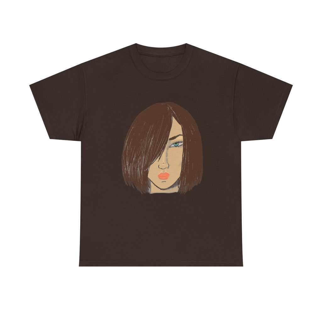 Graphic Tee — Hand-Drawn Bob Portrait Shirt