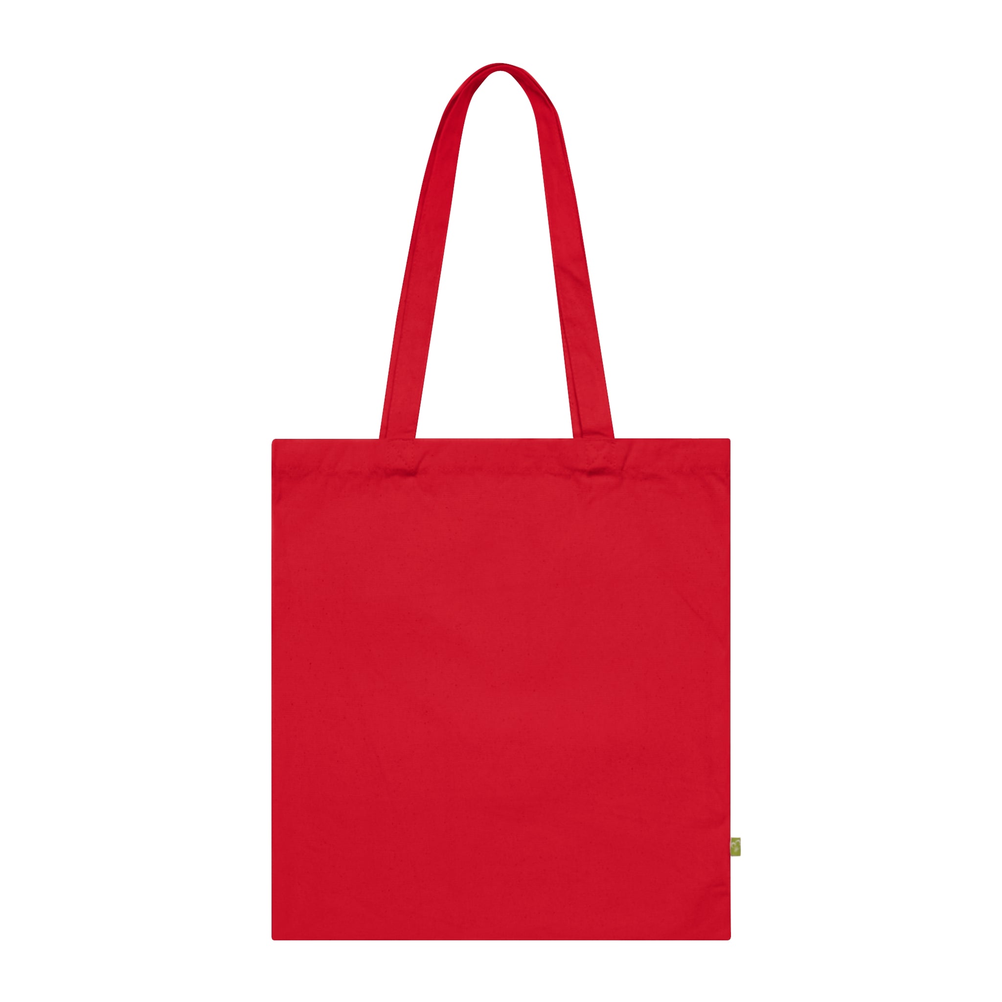 Navy Organic Tote Bag with Watercolor Rainbow Butterfly — Eco-Friendly Market & Gift Tote