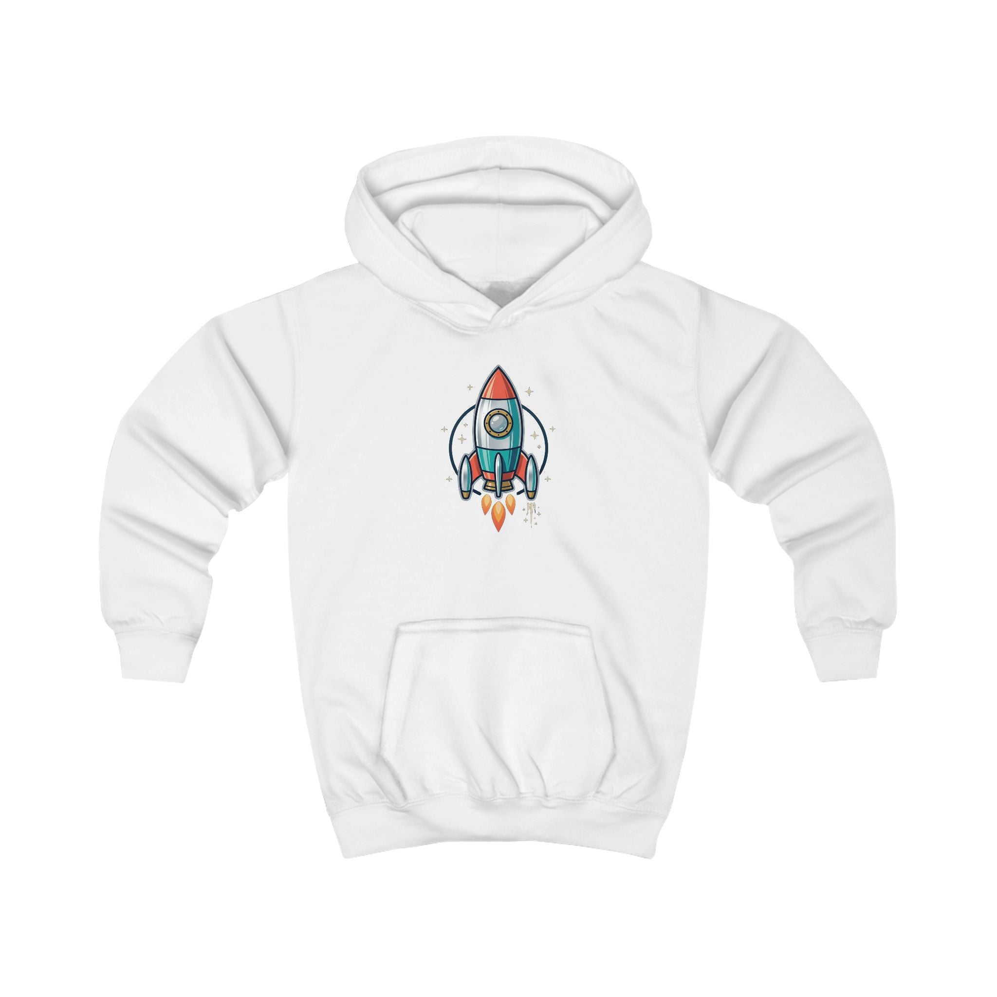 Kids Rocket Hoodie – Cute Space Shuttle Graphic Pullover for Children