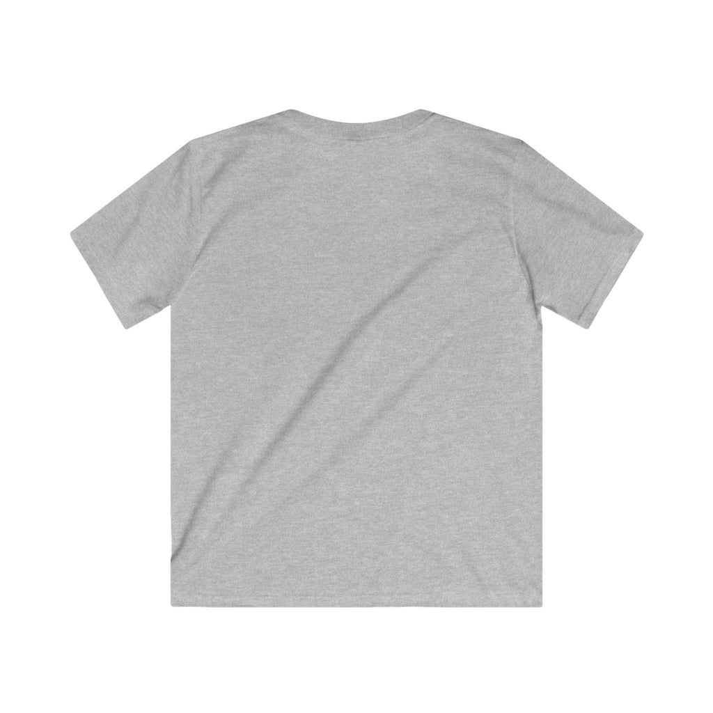 Kids Tee — "A Real Warrior" Spartan Helmet Graphic