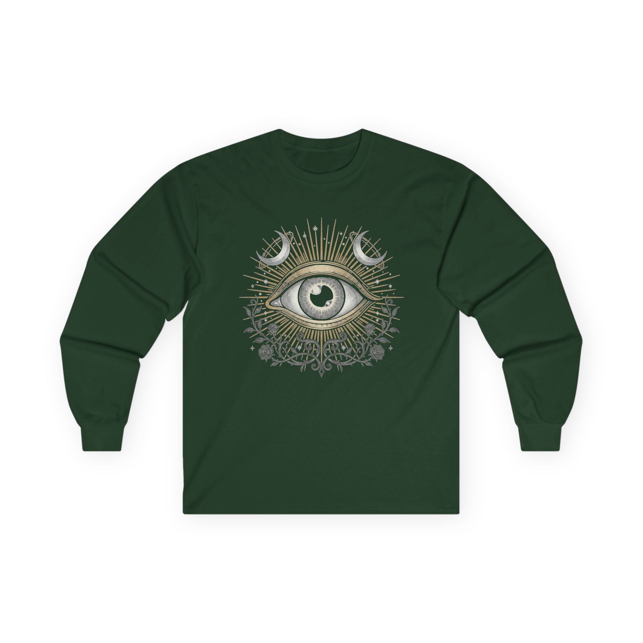 Mystic Eye Long Sleeve Tee — Vintage Occult Graphic