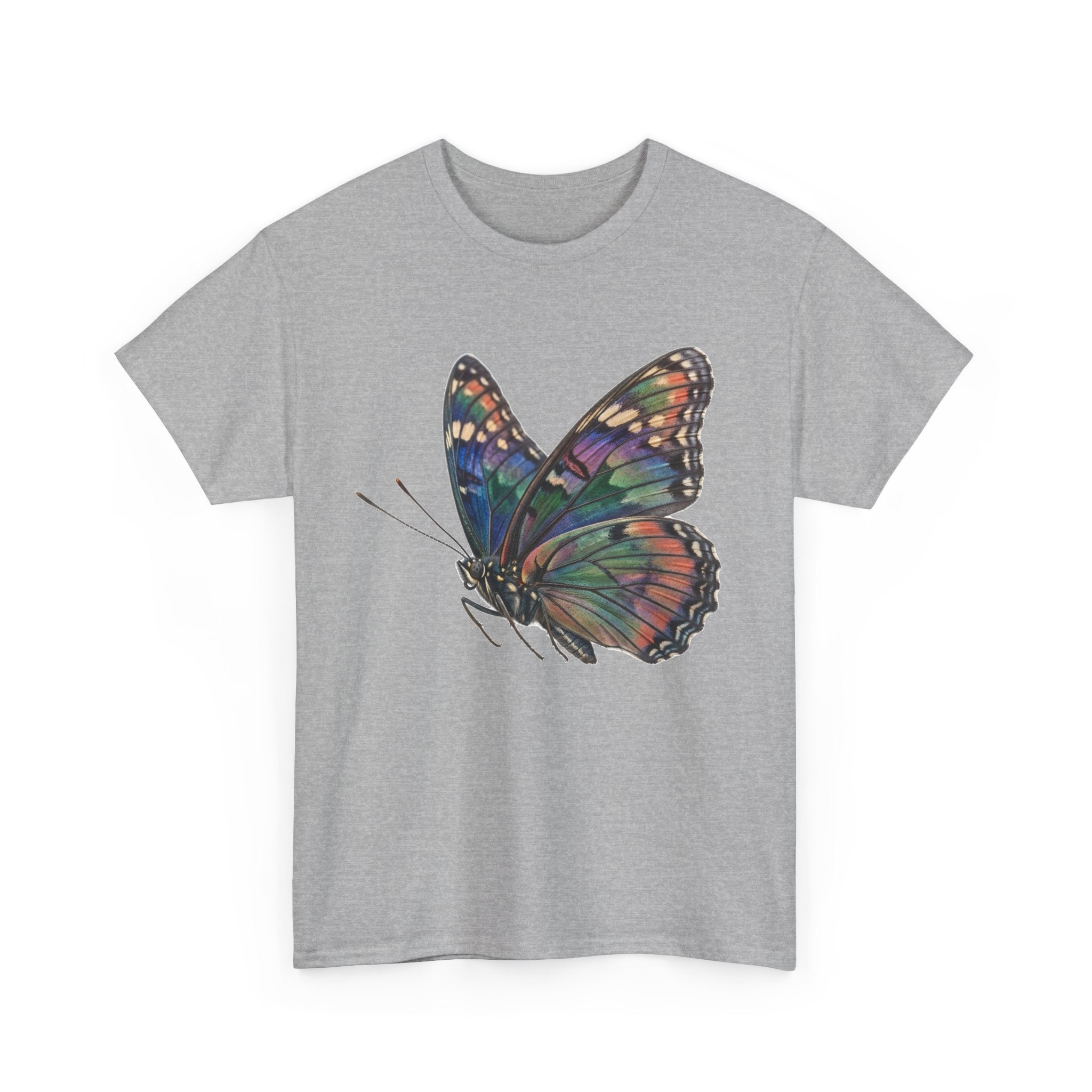 Butterfly Art Tee — Colorful Watercolor Monarch Graphic T-Shirt