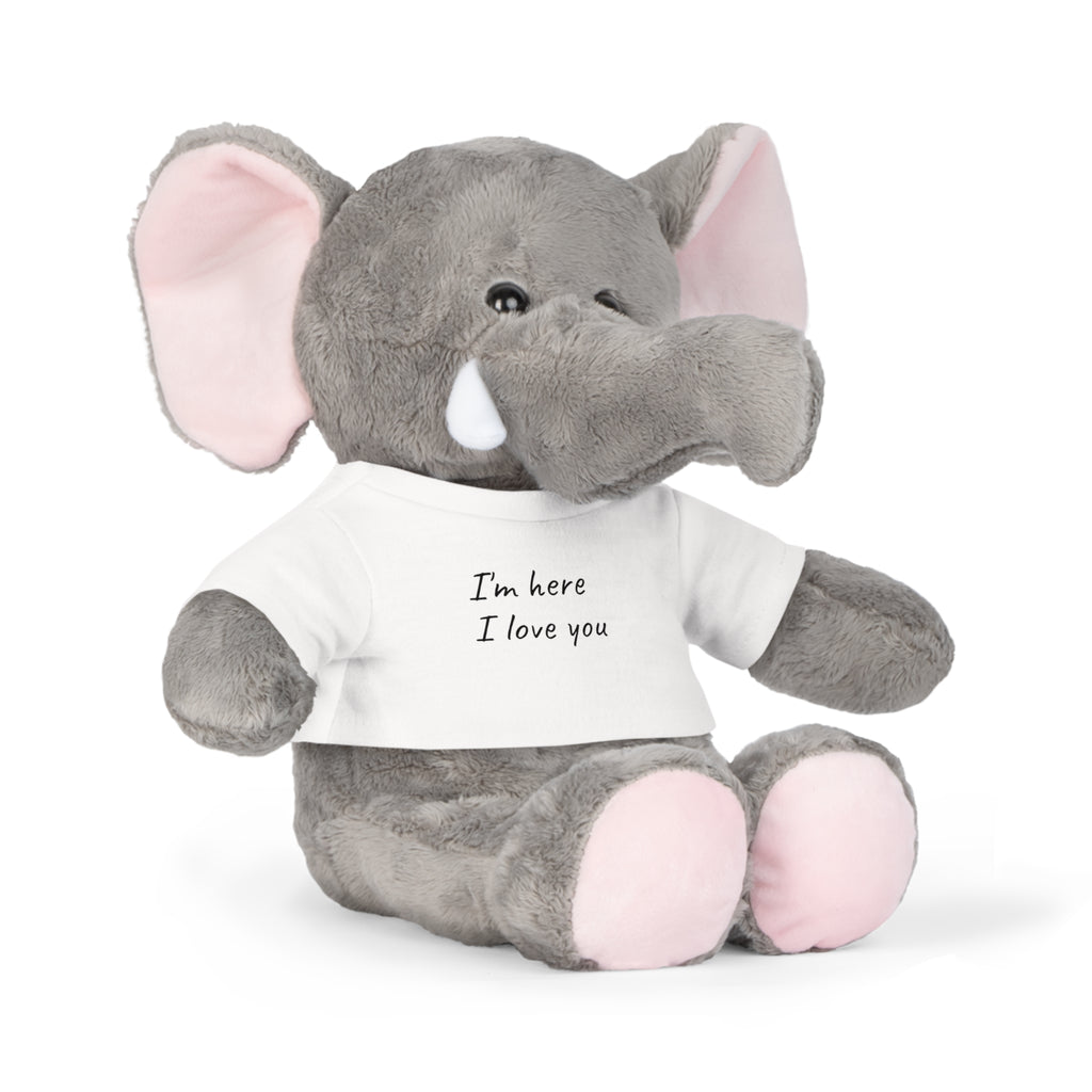 Teddy Bear Plush – 'I'm Here, I Love You' Pocket-Sized Comfort Toy