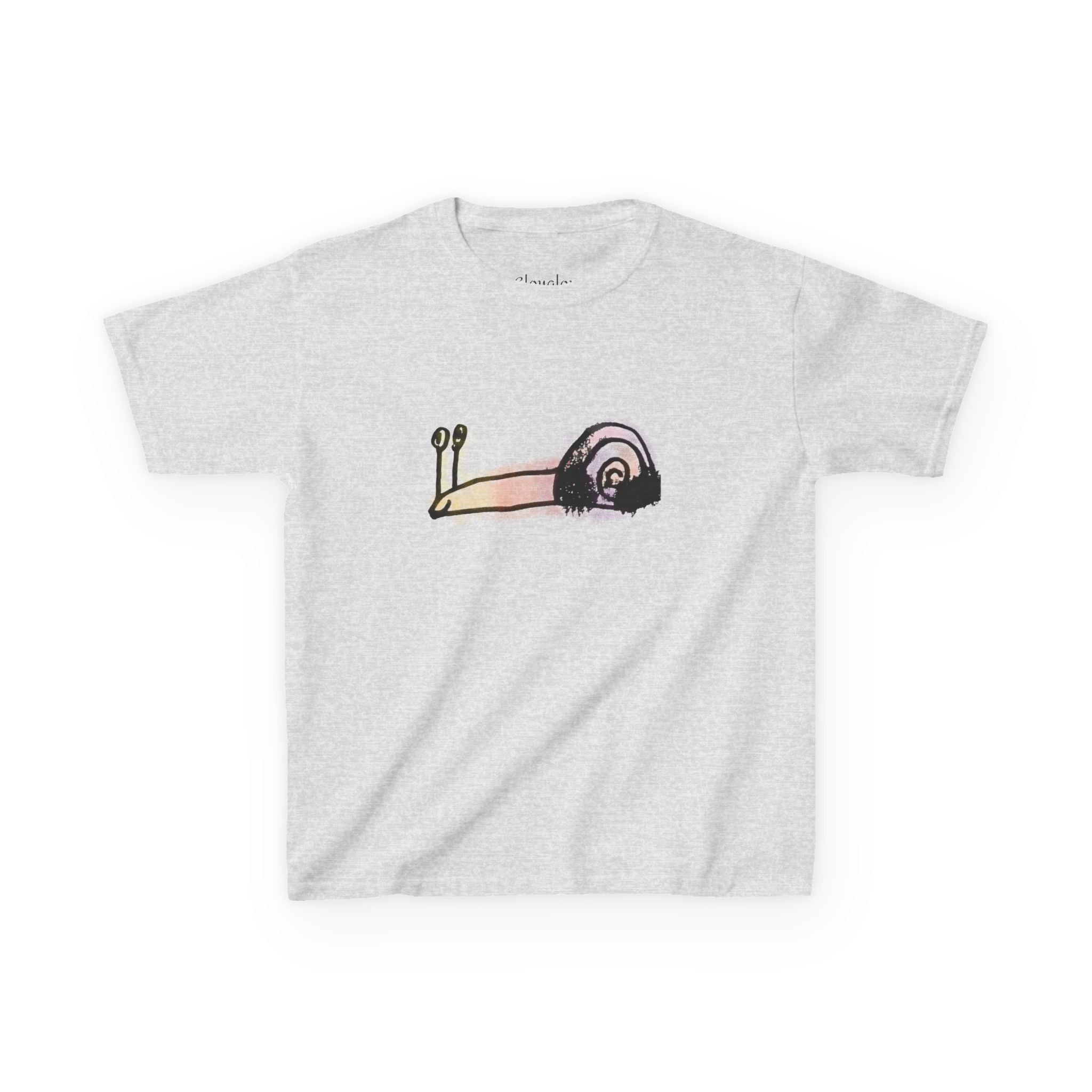 Kids T‑Shirt — Cute Pastel Snail Graphic Tee for Toddlers & Kids