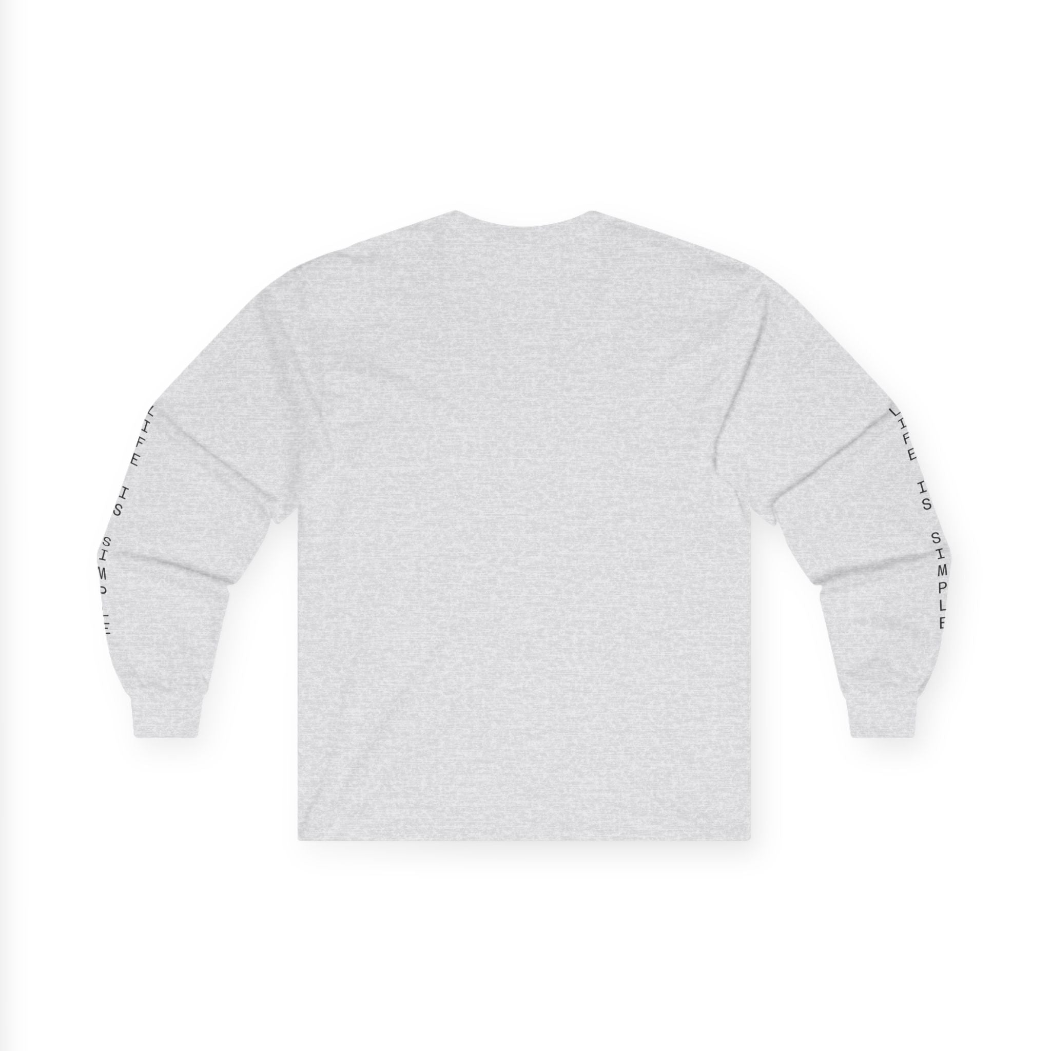 Long Sleeve Tee — Minimal Script Logo Sleeve Shirt