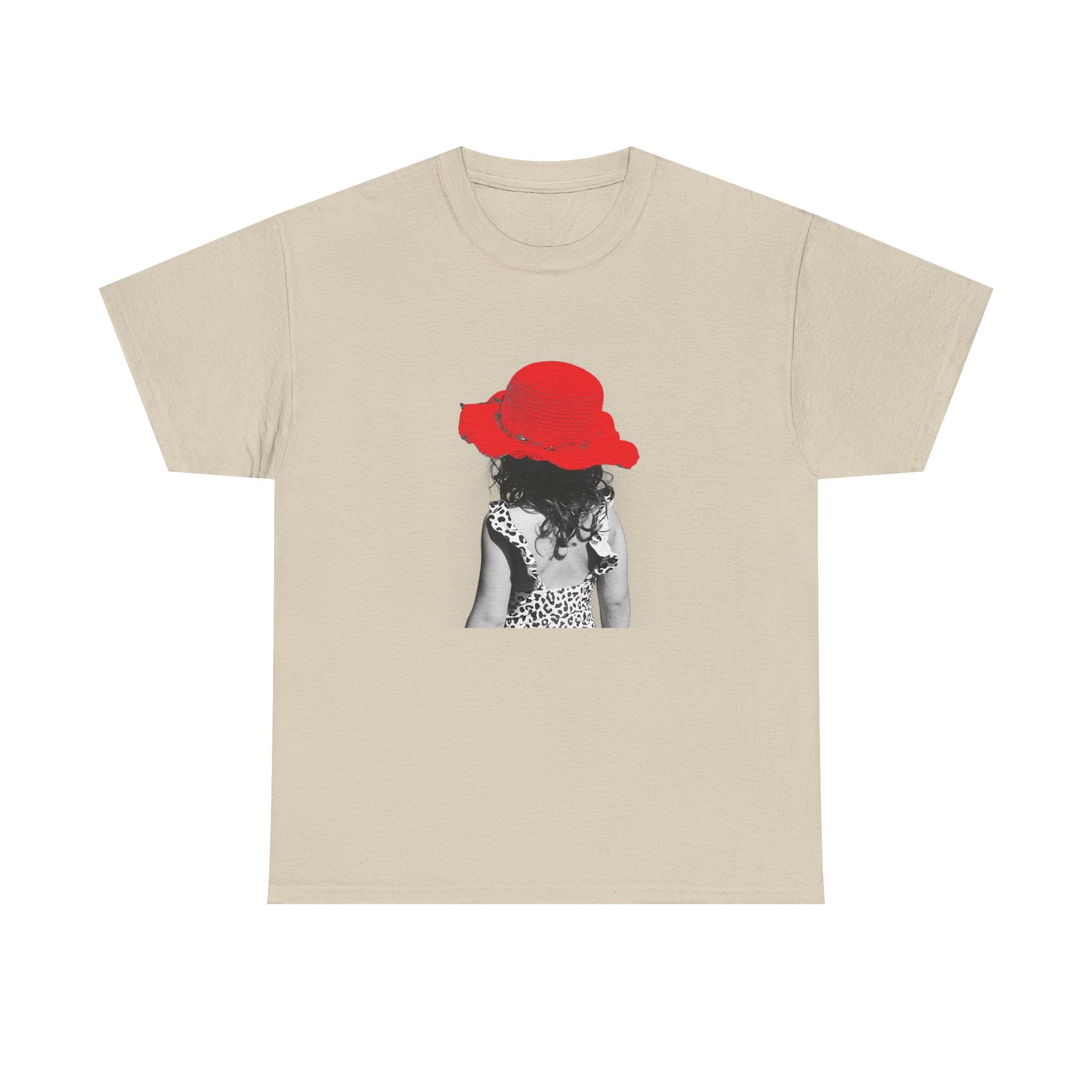 Graphic Tee — Girl with Red Hat Vintage Photo T‑Shirt