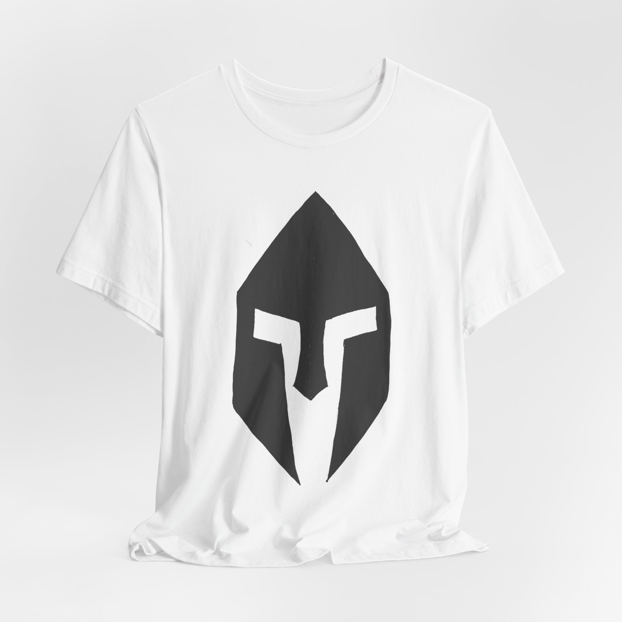 Spartan Helmet T-Shirt — Minimal Warrior Graphic Tee