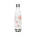 17oz Stainless Steel Water Bottle — Minimal Floral Geometry (Insulated)