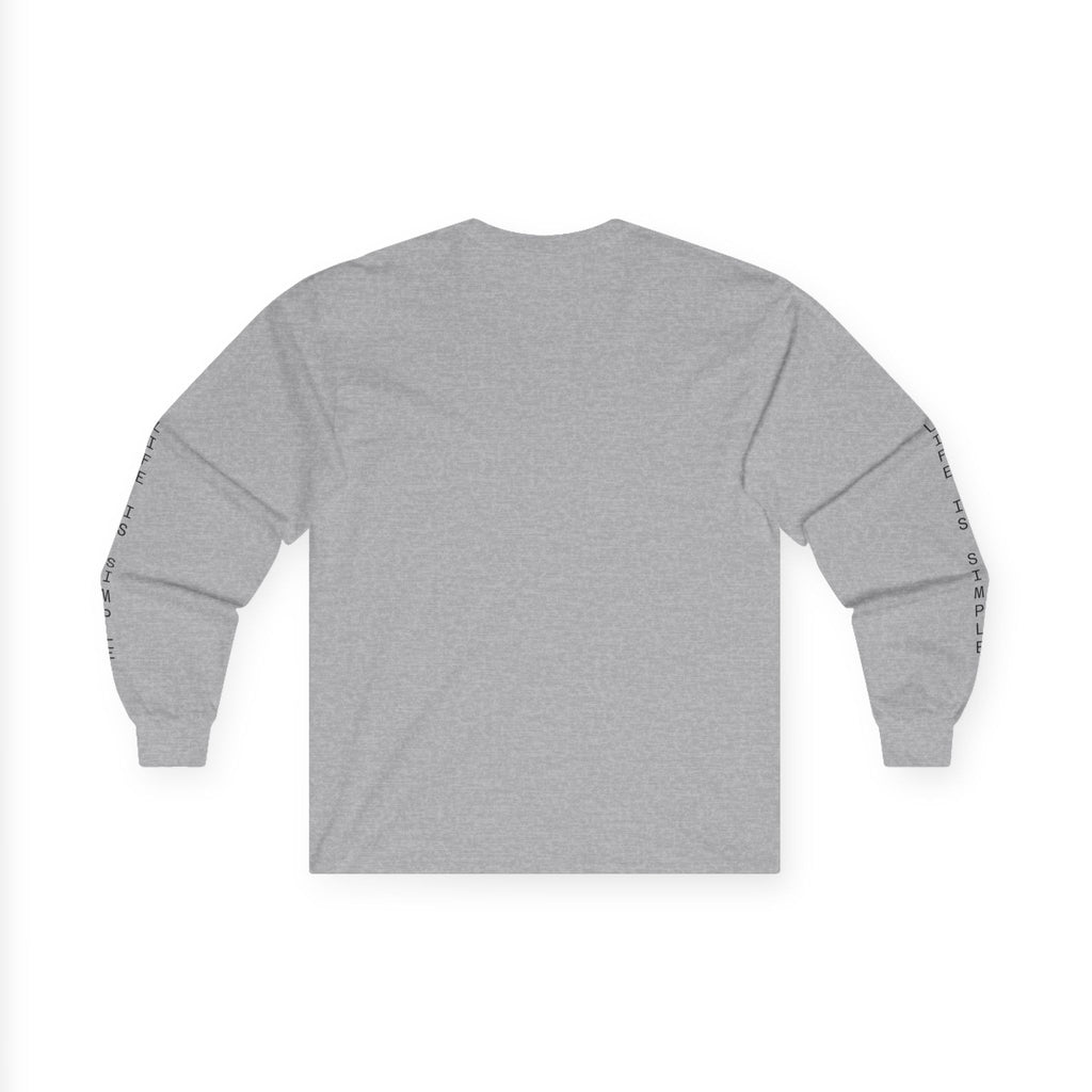 Long Sleeve Tee — Minimal Script Logo Sleeve Shirt