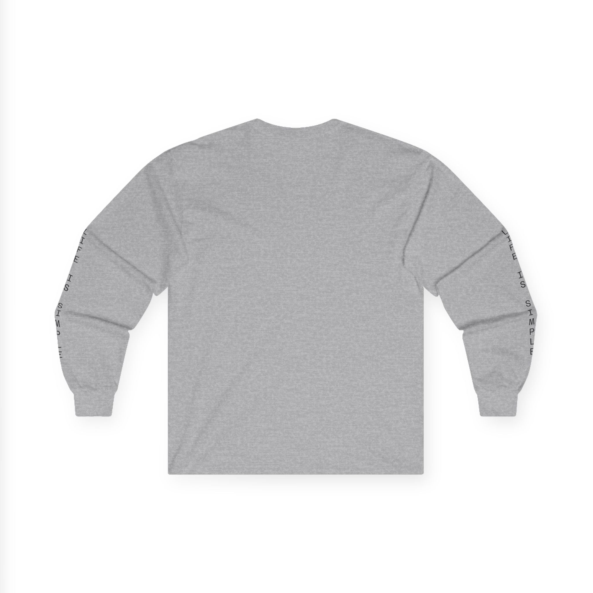 Long Sleeve Tee — Minimal Script Logo Sleeve Shirt