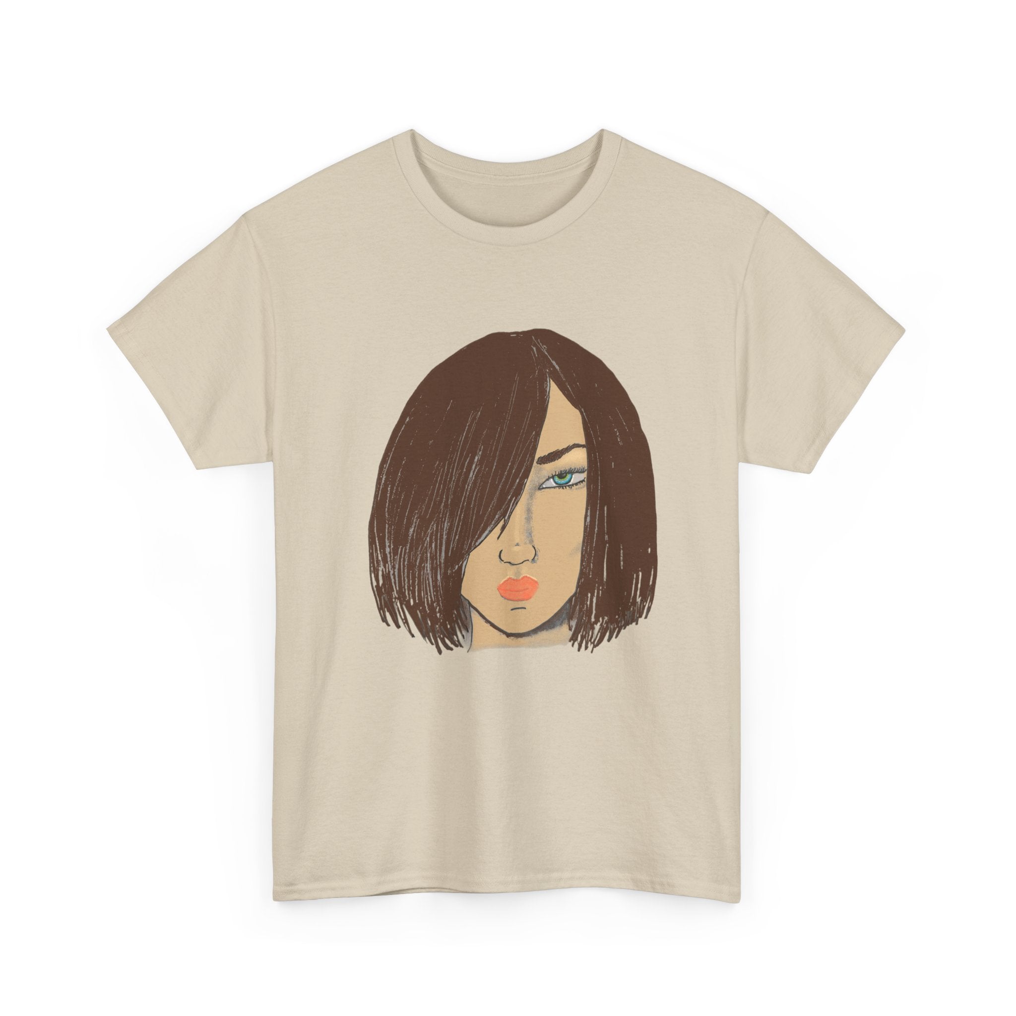 Graphic Tee — Hand-Drawn Bob Portrait Shirt