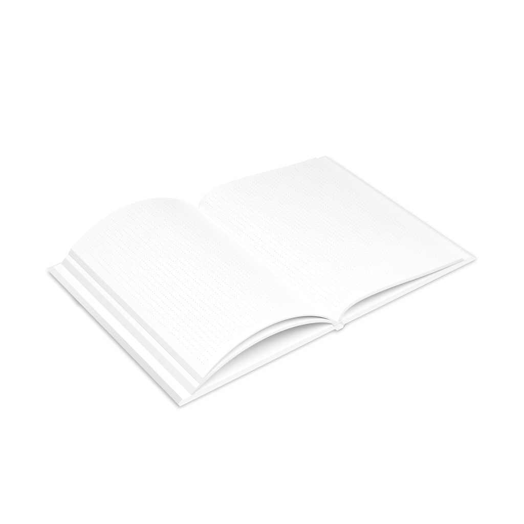 Hardcover Notebook — Retro Girl with Red Sun Hat Journal