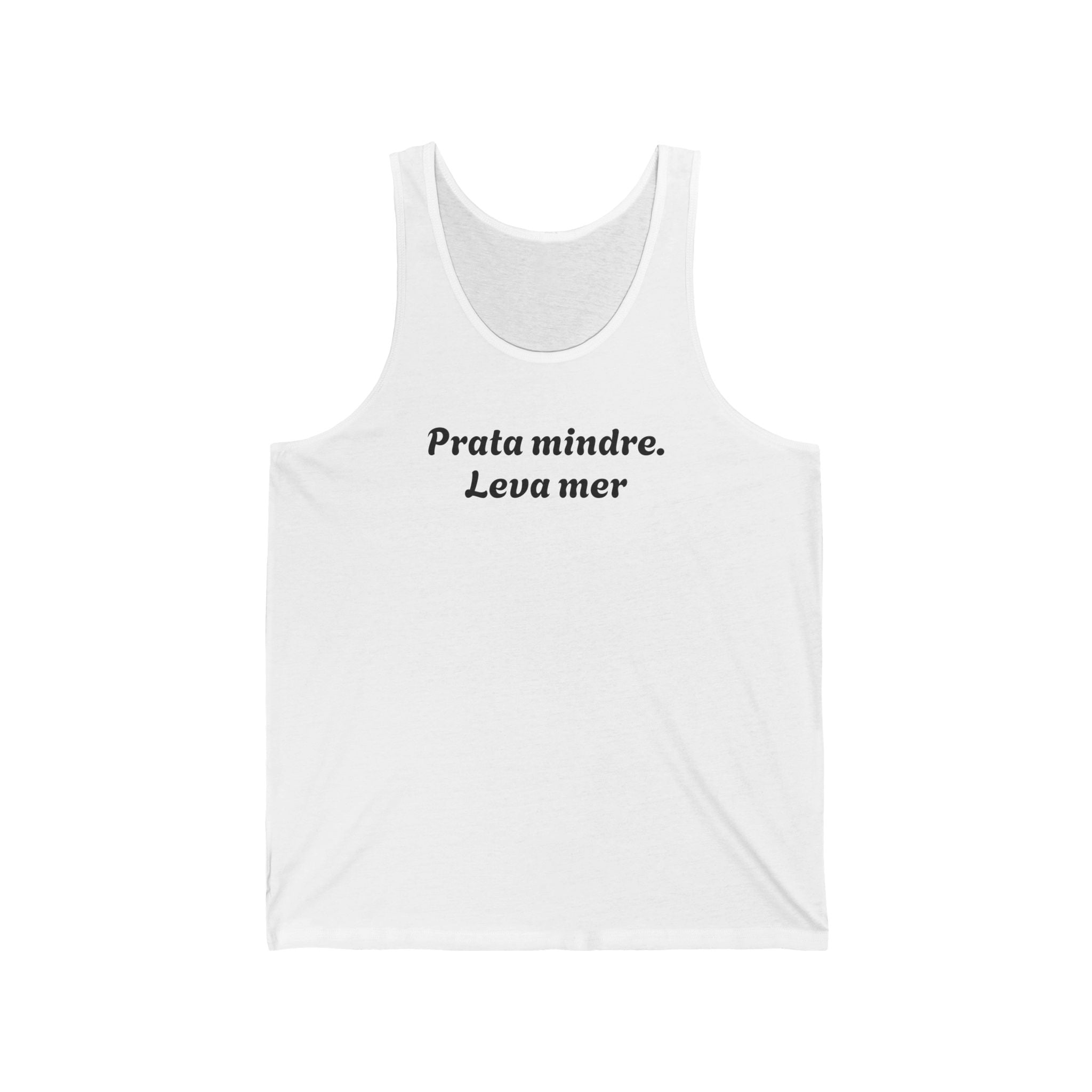 White Jersey Tank Top – Minimal Casual Summer Tank