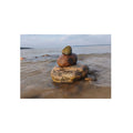 Stacked Beach Rocks Aluminum Panel Wall Art — Serene Coastal Zen Photo Print