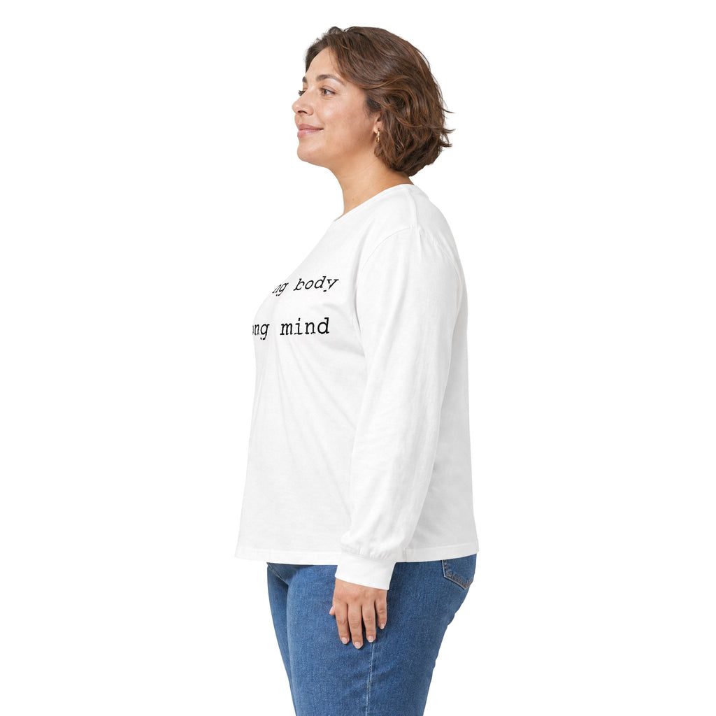 Strong body Strong mind Long Sleeve Tee — Fitness Motivation Shirt
