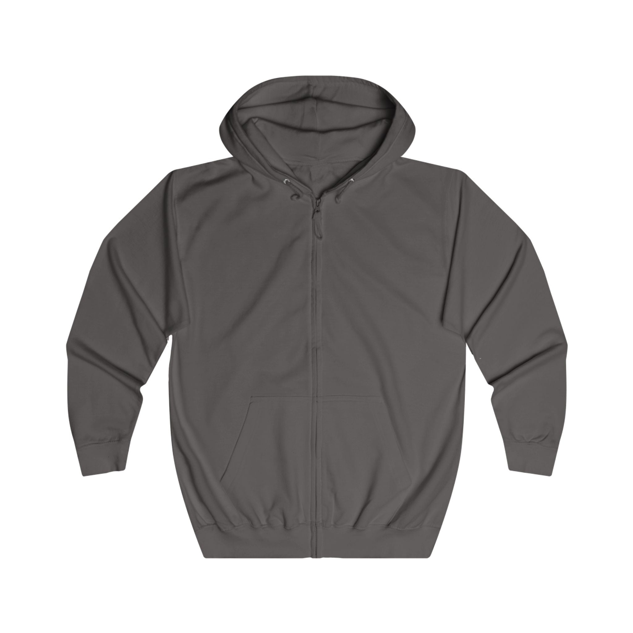 Nature Sunset Zip Hoodie — Forest Trail Graphic Full-Zip Hoodie